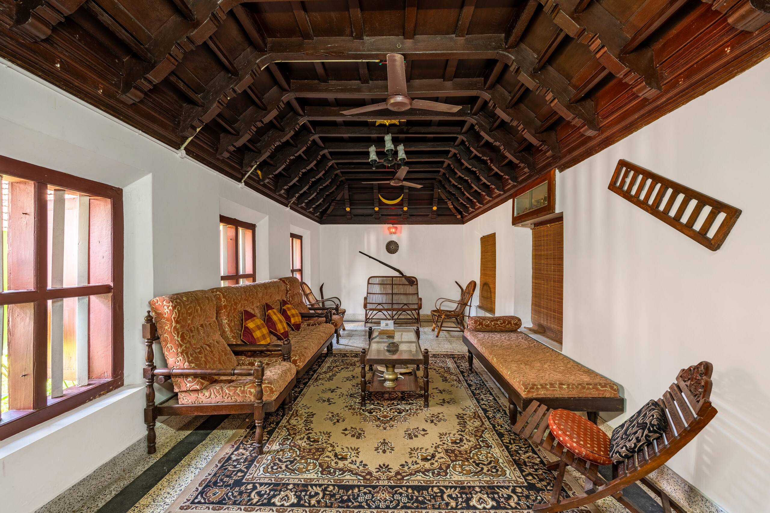 3 BHK Kerala Heritage Villa w/Courtyard & Garden 9