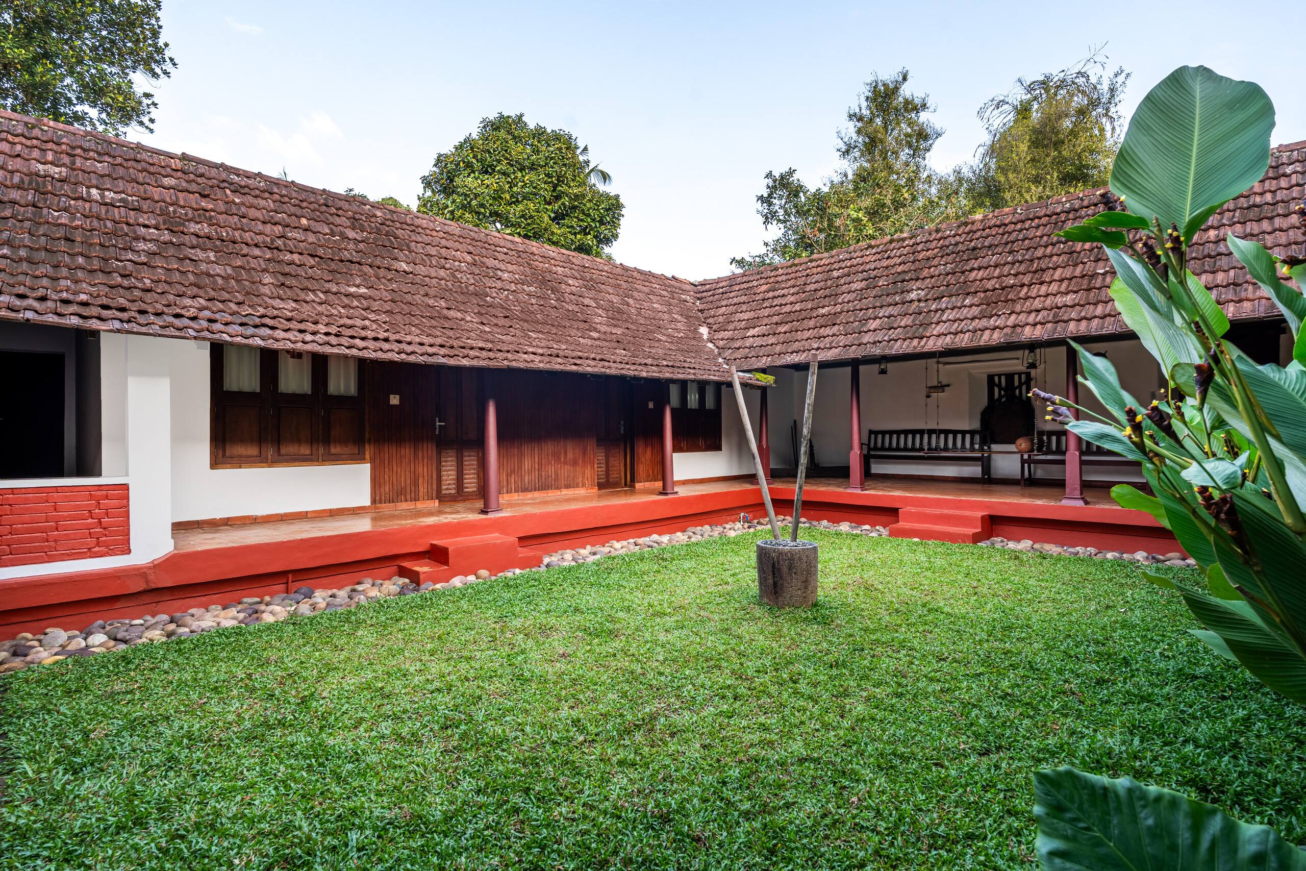3 BHK Kerala Heritage Villa w/Courtyard & Garden 33