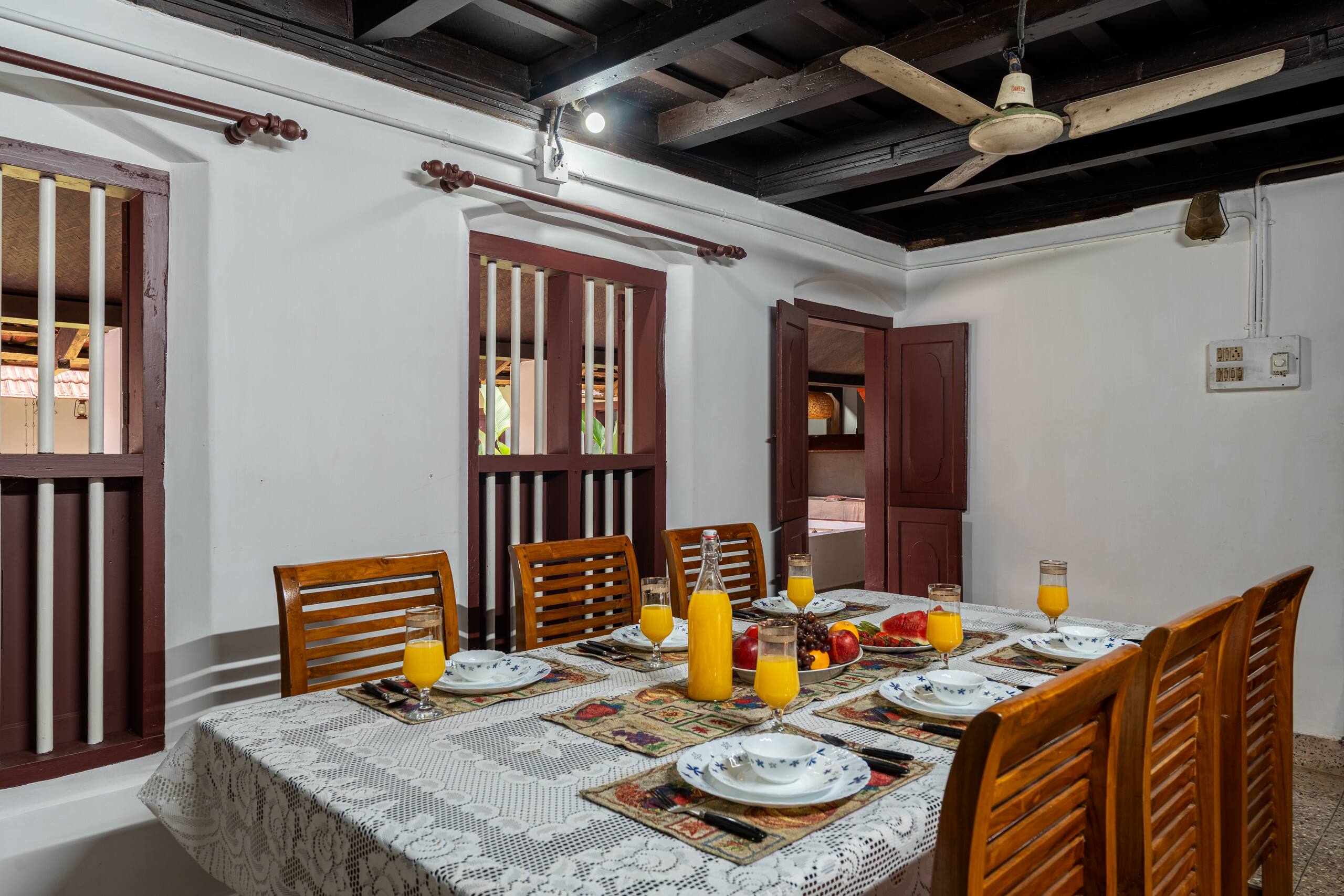 3 BHK Kerala Heritage Villa w/Courtyard & Garden 15