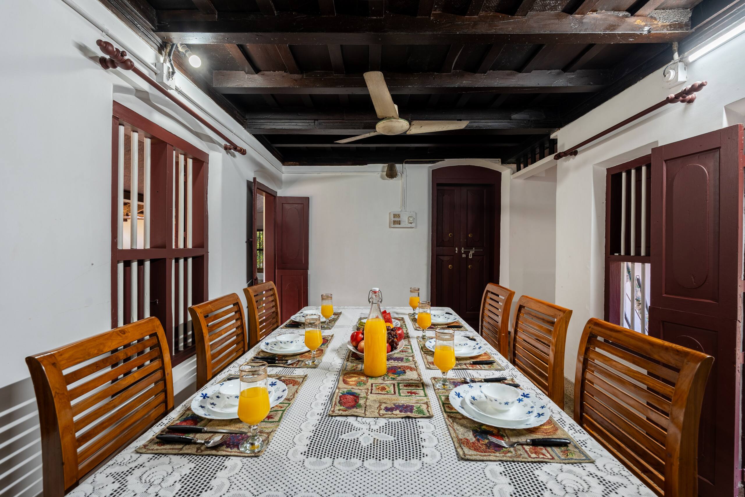 3 BHK Kerala Heritage Villa w/Courtyard & Garden 13