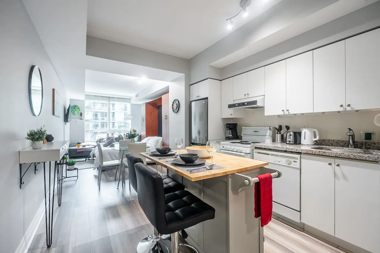 Bright Studio Condo Near Waterfront Parking 6