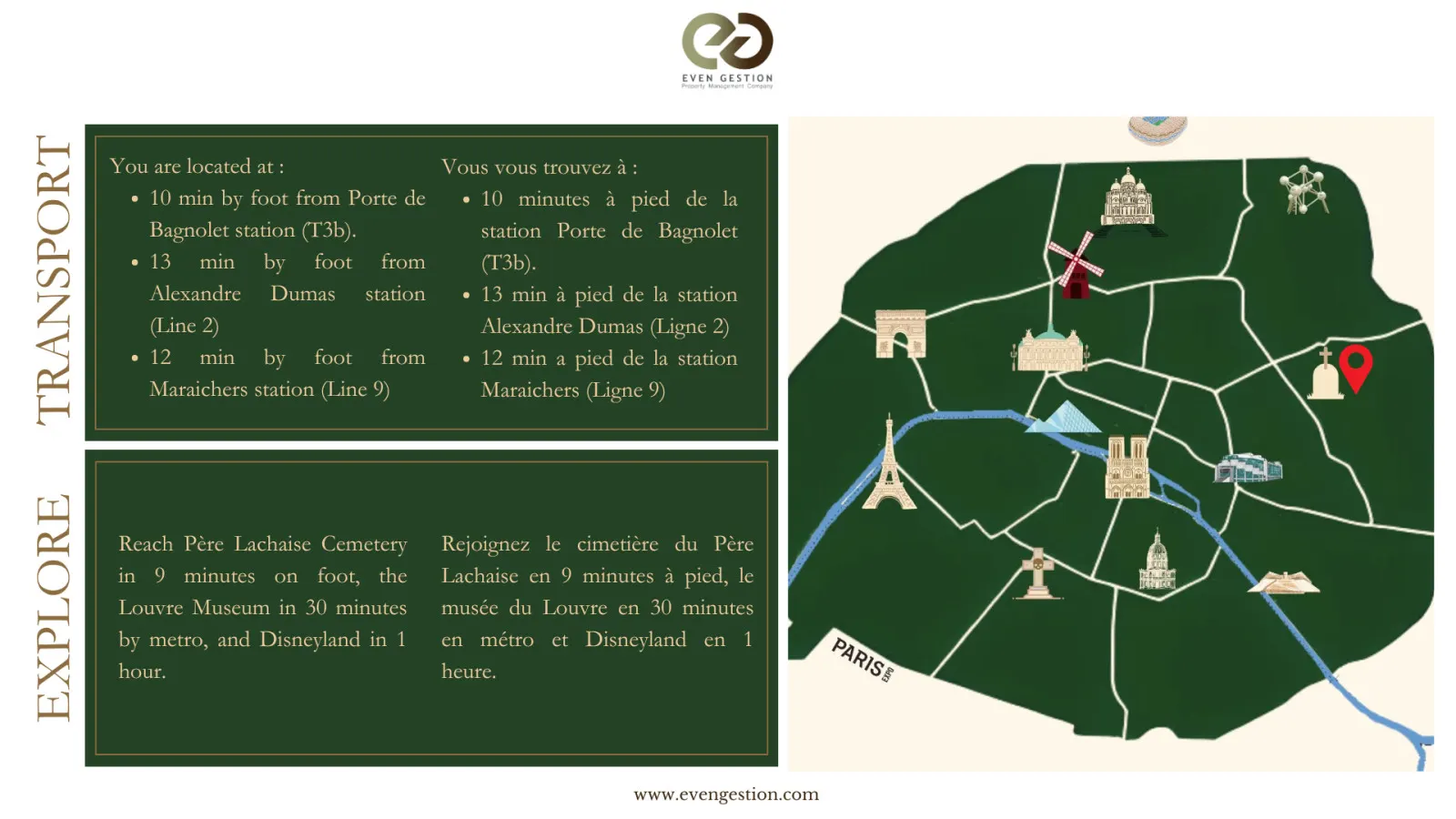 Studio#2Pers#Paris20#PèreLachaise 9