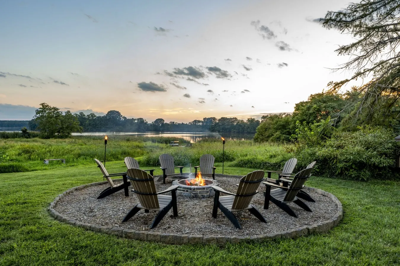Langford Creek Farm Riverfront, Sunset Views 8