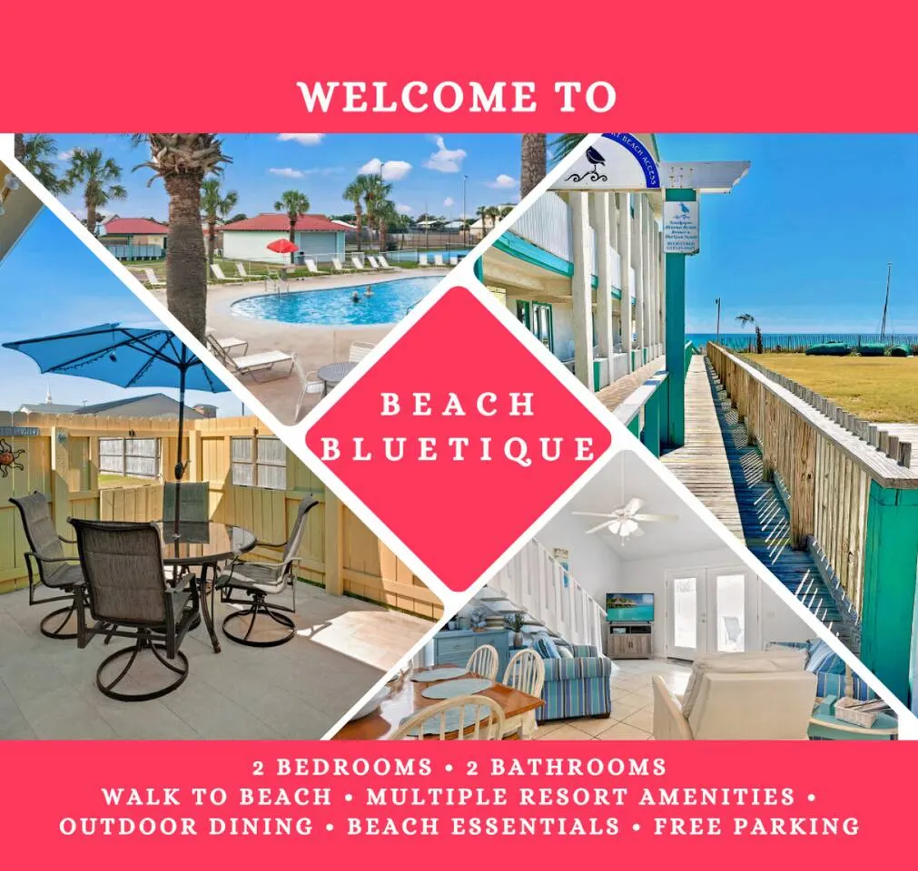 Beach Bluetique 2BR Condo Walk to Beach 10