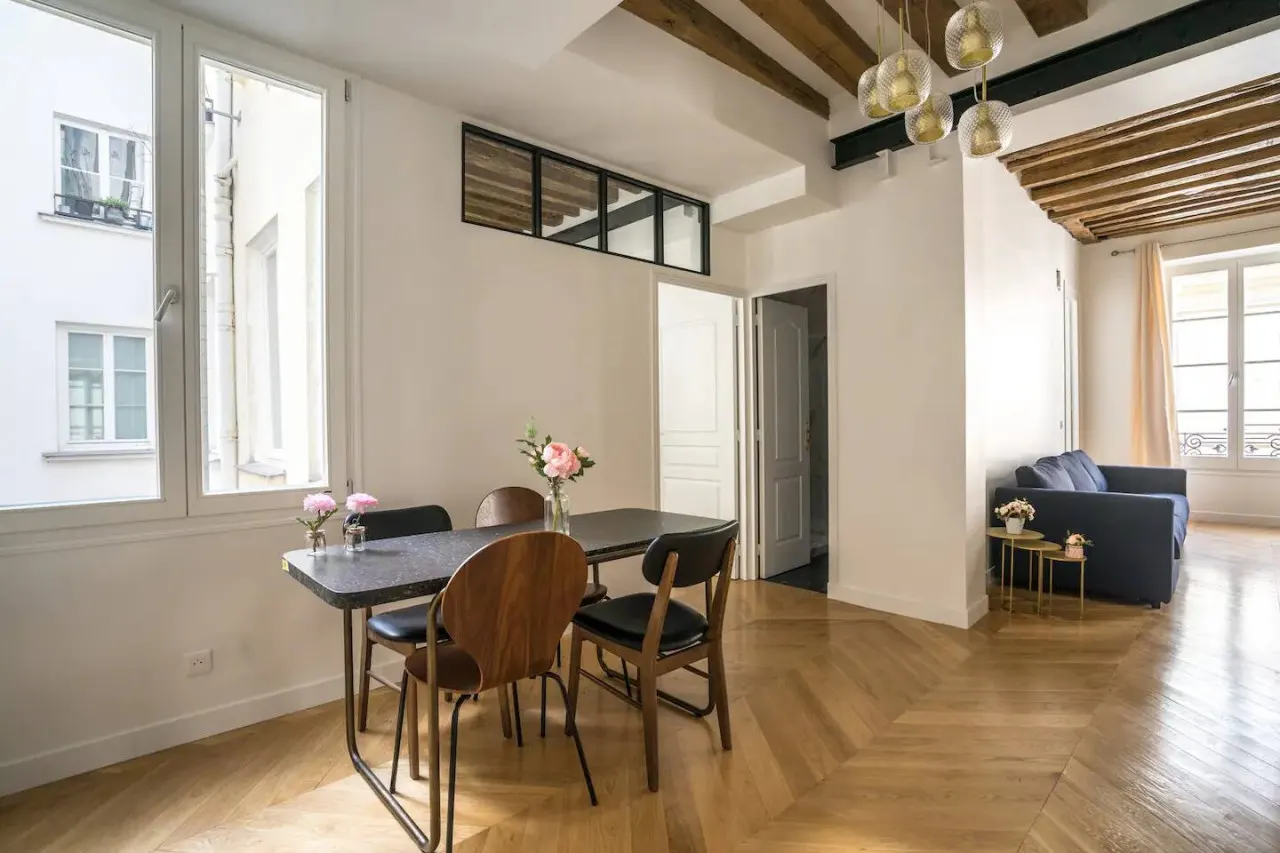 Typical Parisian Flat#3Bedrooms#Opera#Louvre#AC 11