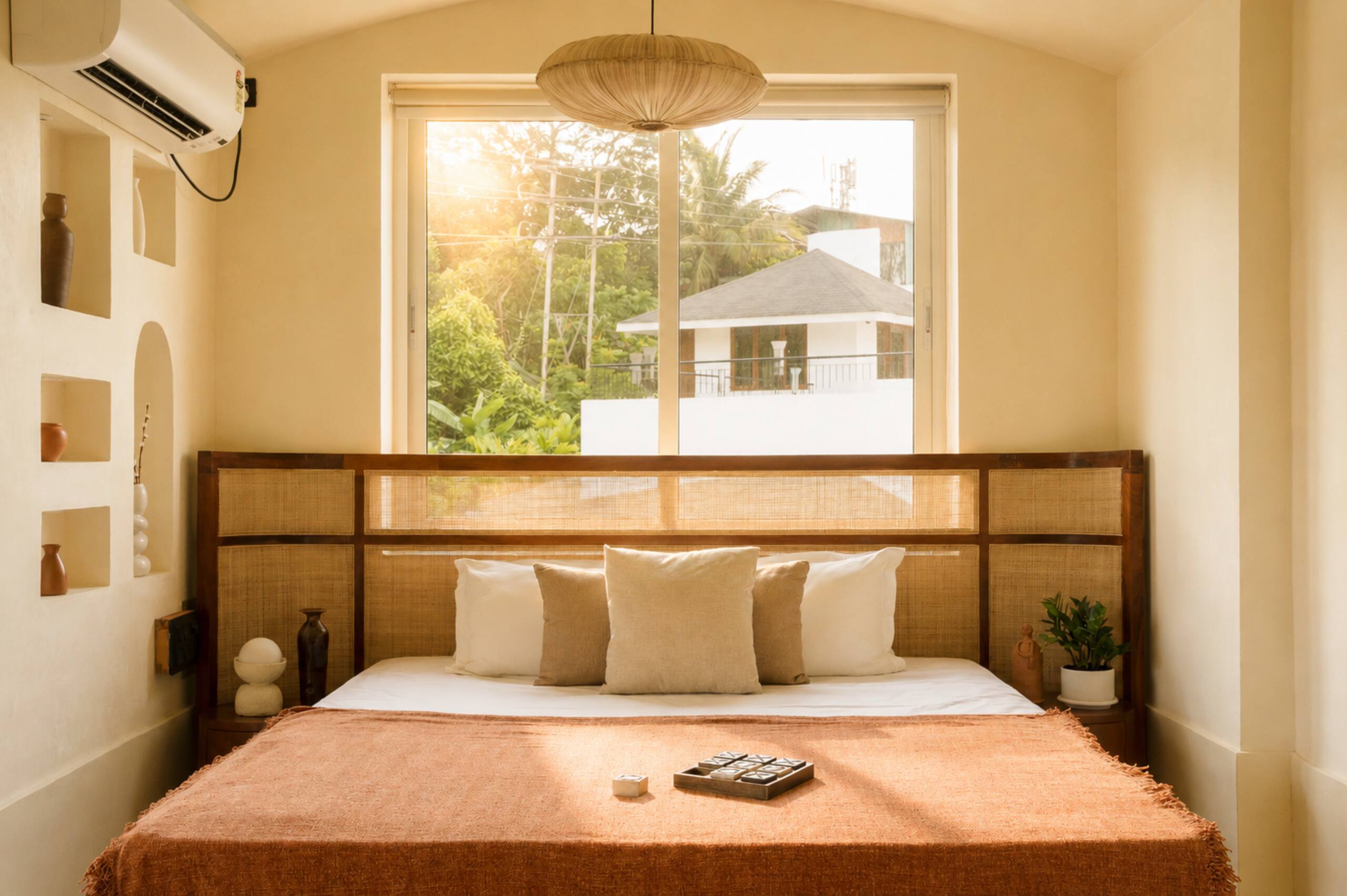 Onsen by Earthen Window | Hilltop | near Assagao 29