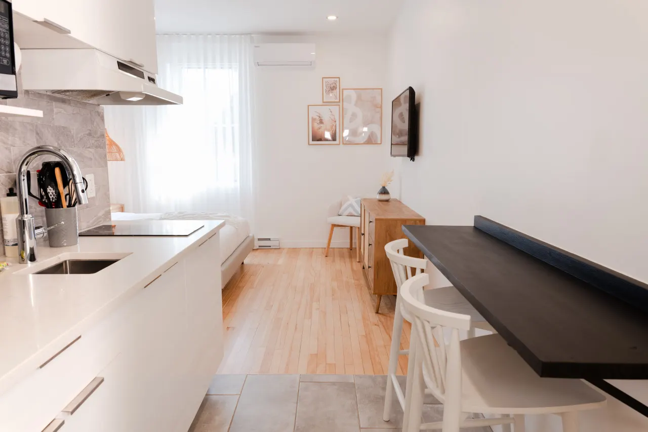 #7 - Studio/Plateau/St-Denis/SelfCheck-In/AC/TV 10