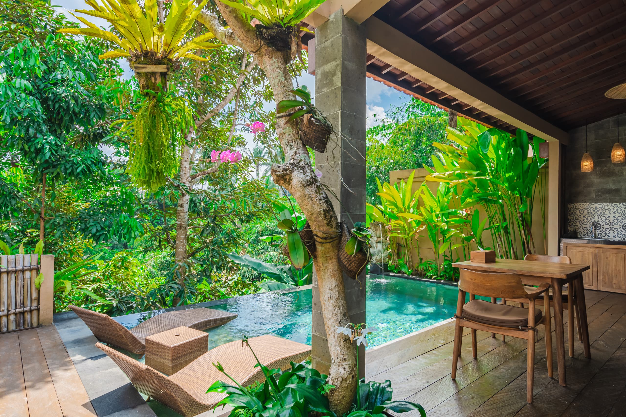 Varendra villa Ubud with cliff View 23