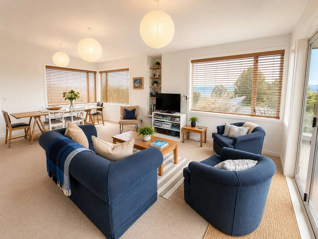 Sunny Taupō Escape Lake Views & Walk to Lake 5