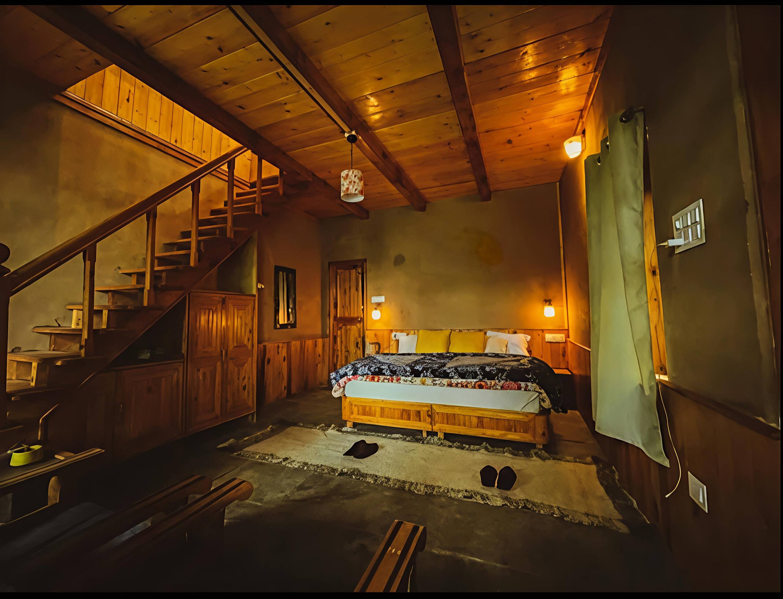 Wood Duplex | Mountain View | Jana Trails, Manali 2
