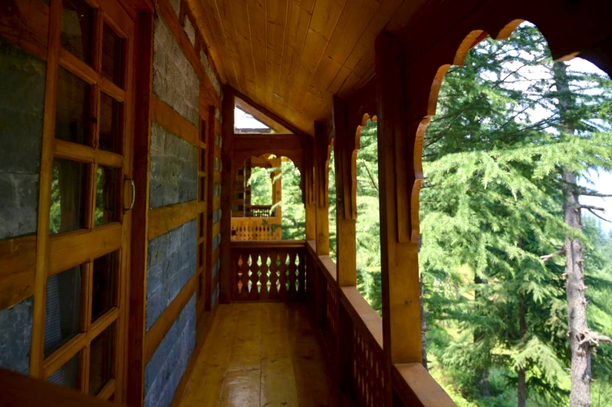 Wood Duplex | Mountain View | Jana Trails, Manali 9