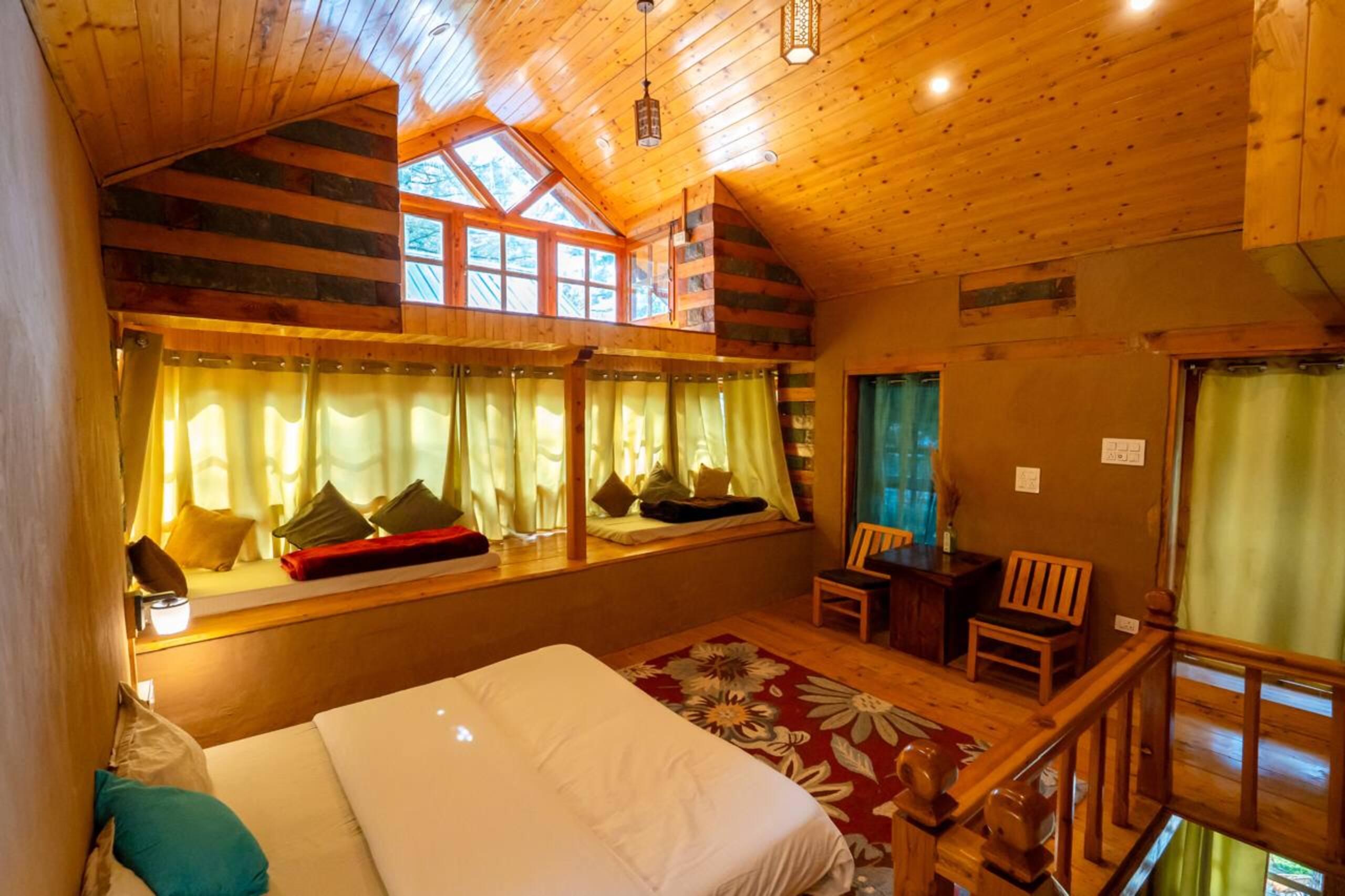 Wood Duplex | Mountain View | Jana Trails, Manali 7