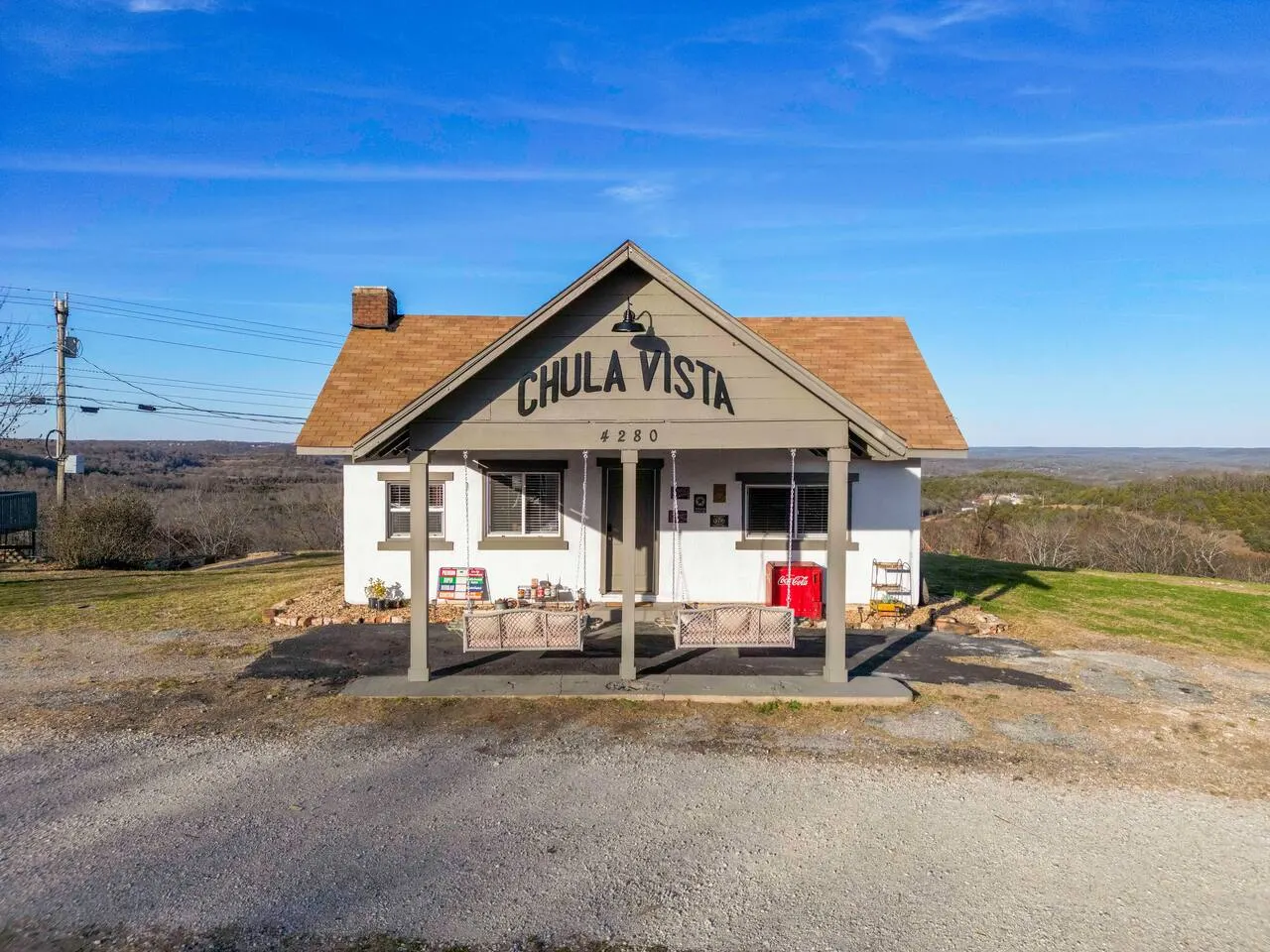 Views! Historic Branson Home, Swings, Firepit, Fun 8