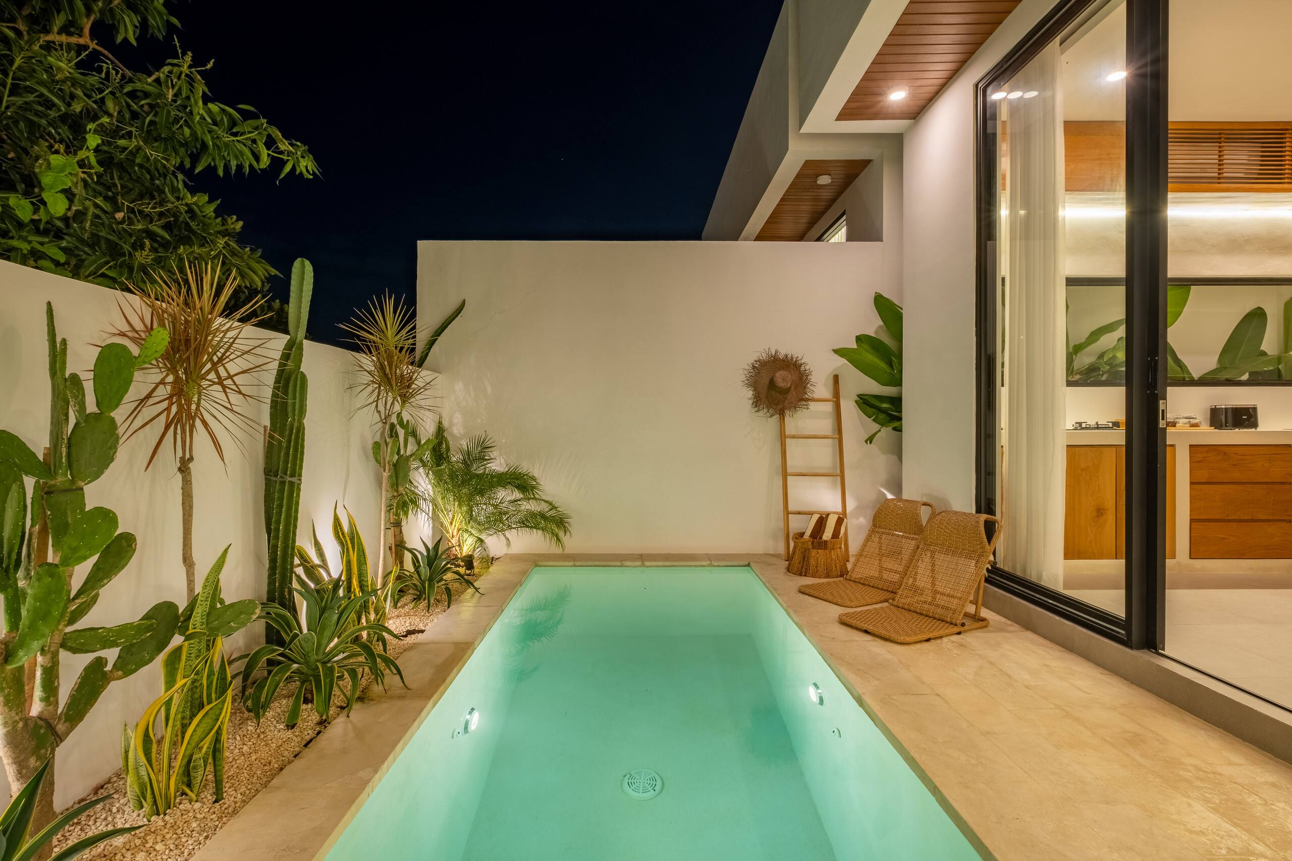 Stylish 1BR Retreat with Sunken Living Room & Pool 28