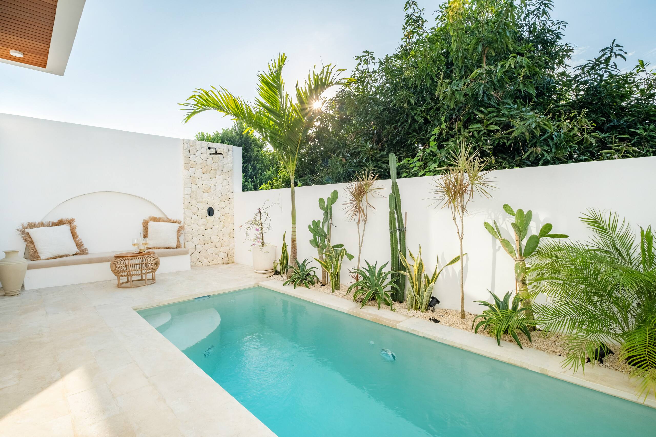 Stylish 1BR Retreat with Sunken Living Room & Pool 30
