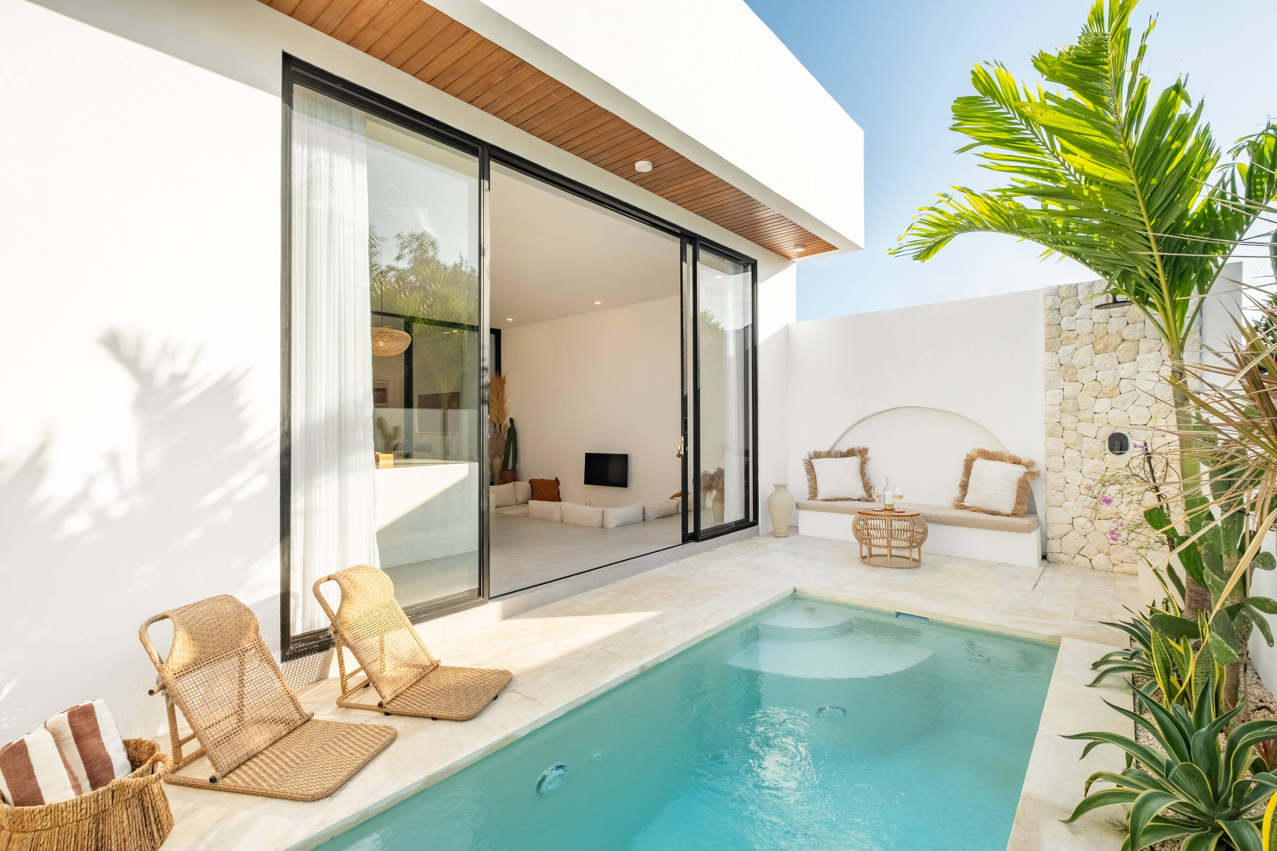 Stylish 1BR Retreat with Sunken Living Room & Pool 27