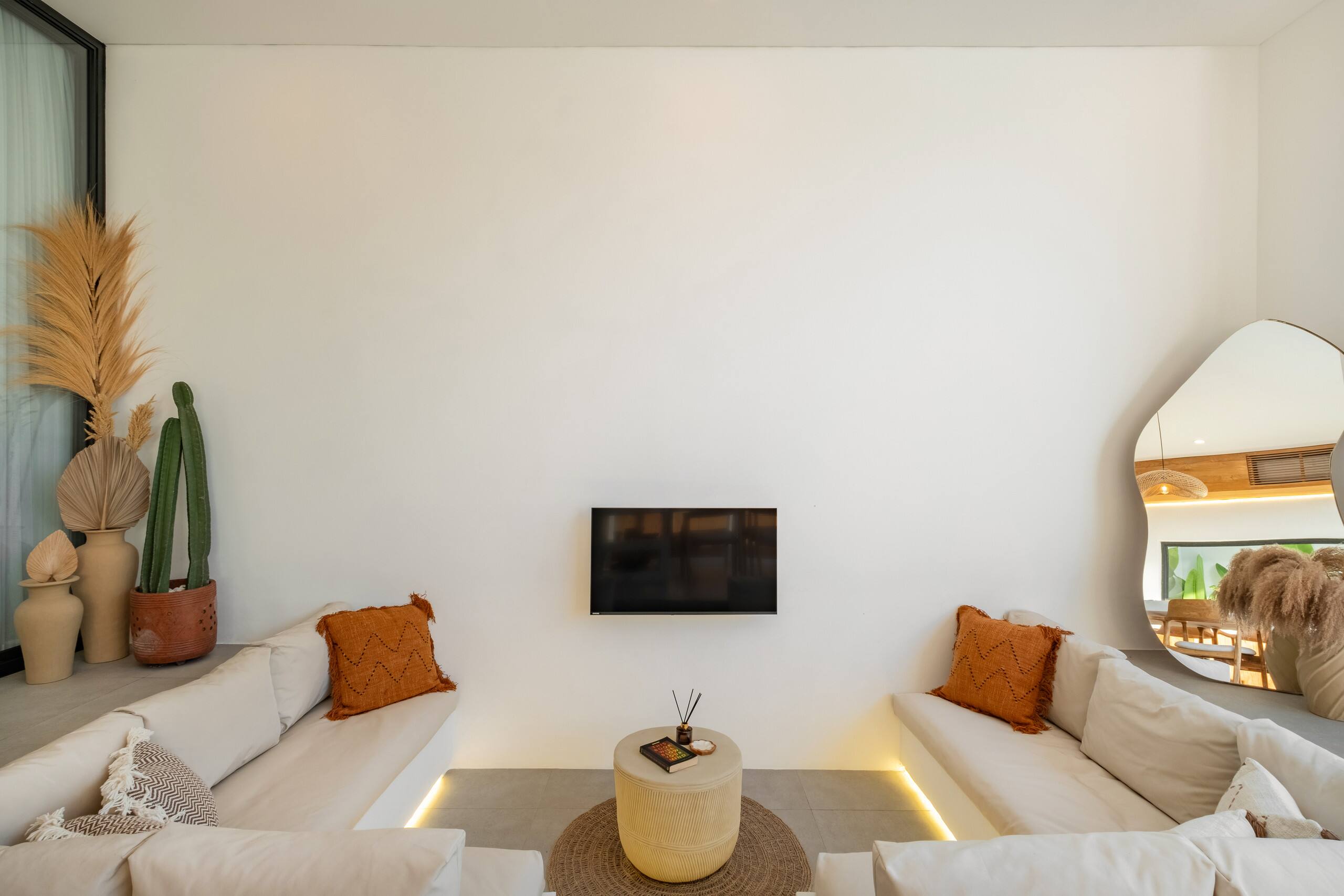 Stylish 1BR Retreat with Sunken Living Room & Pool 9