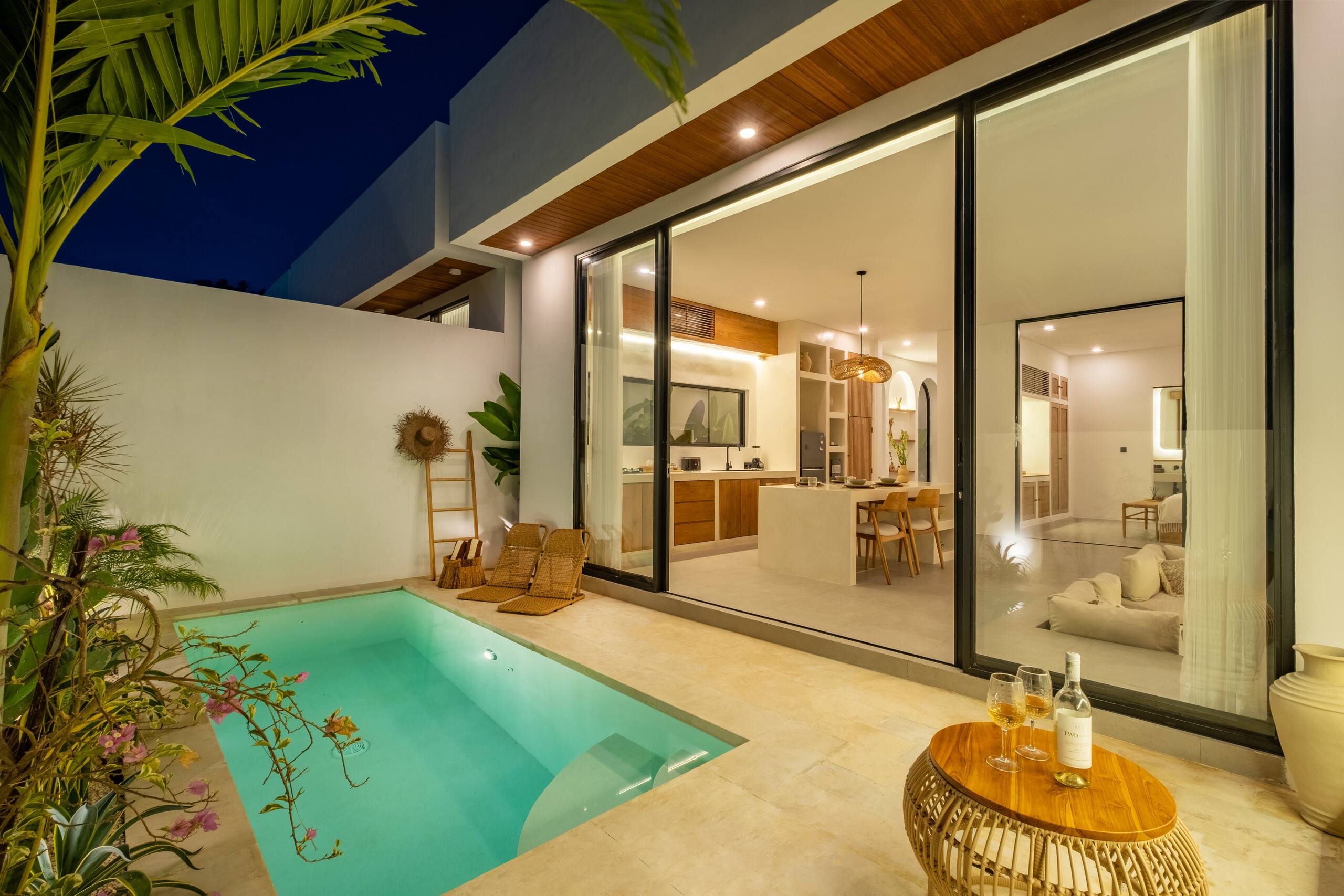 Stylish 1BR Retreat with Sunken Living Room & Pool 32