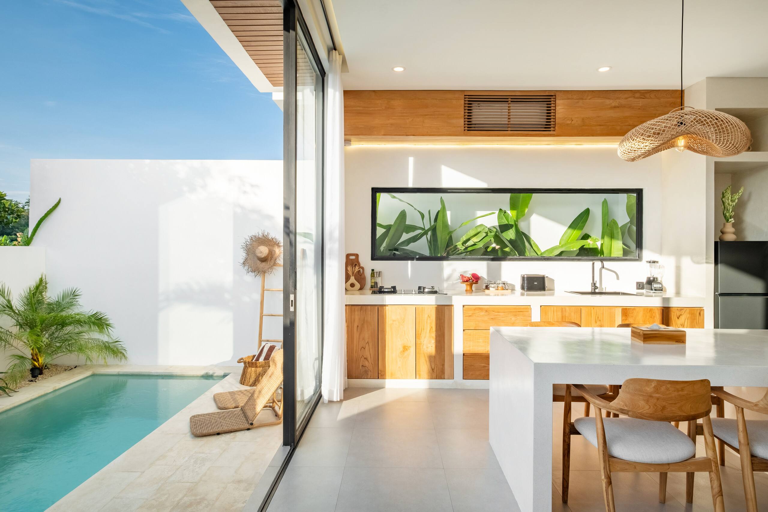 Stylish 1BR Retreat with Sunken Living Room & Pool 12