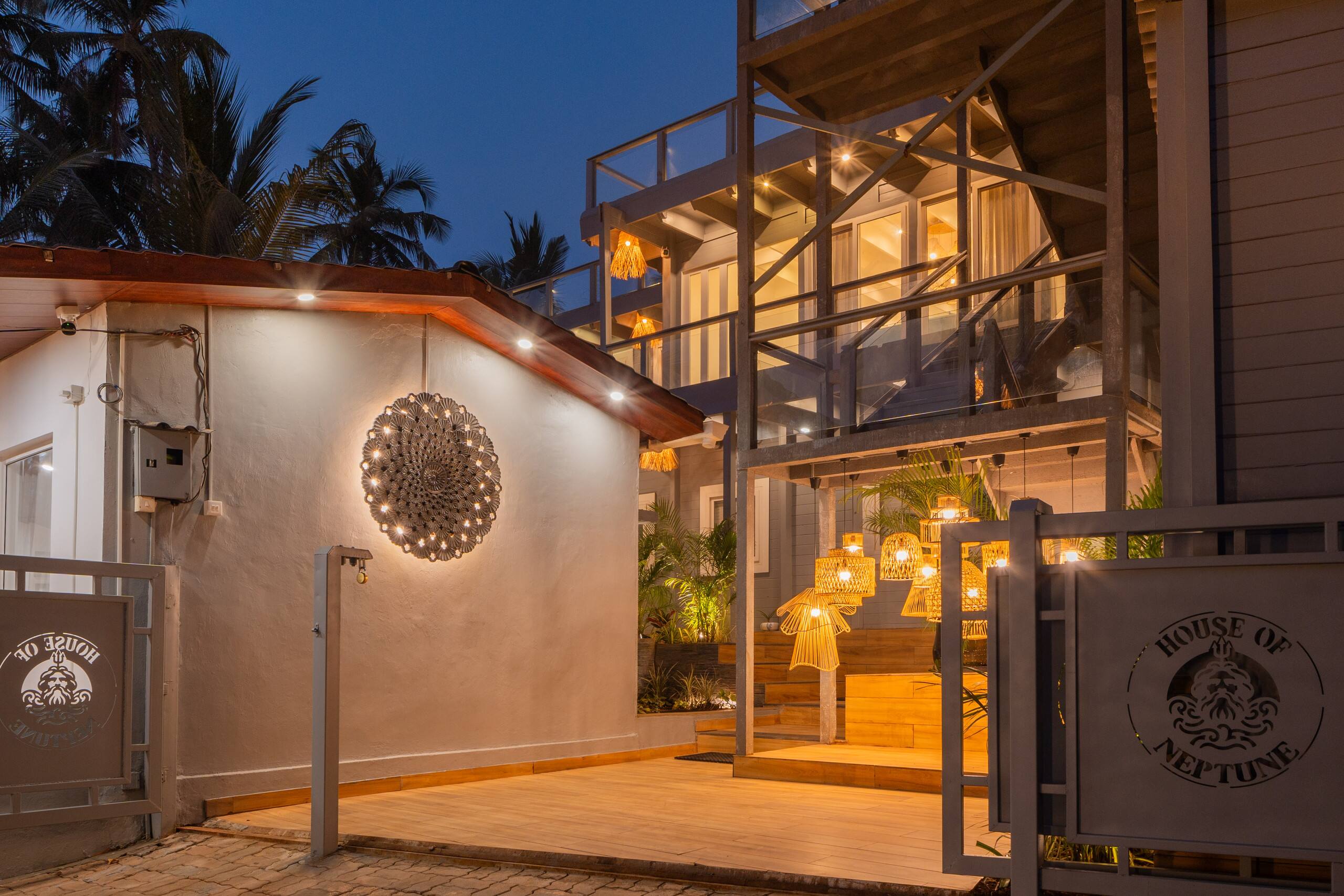 1-BHK Beachside Cottage with Boho Interiors 29
