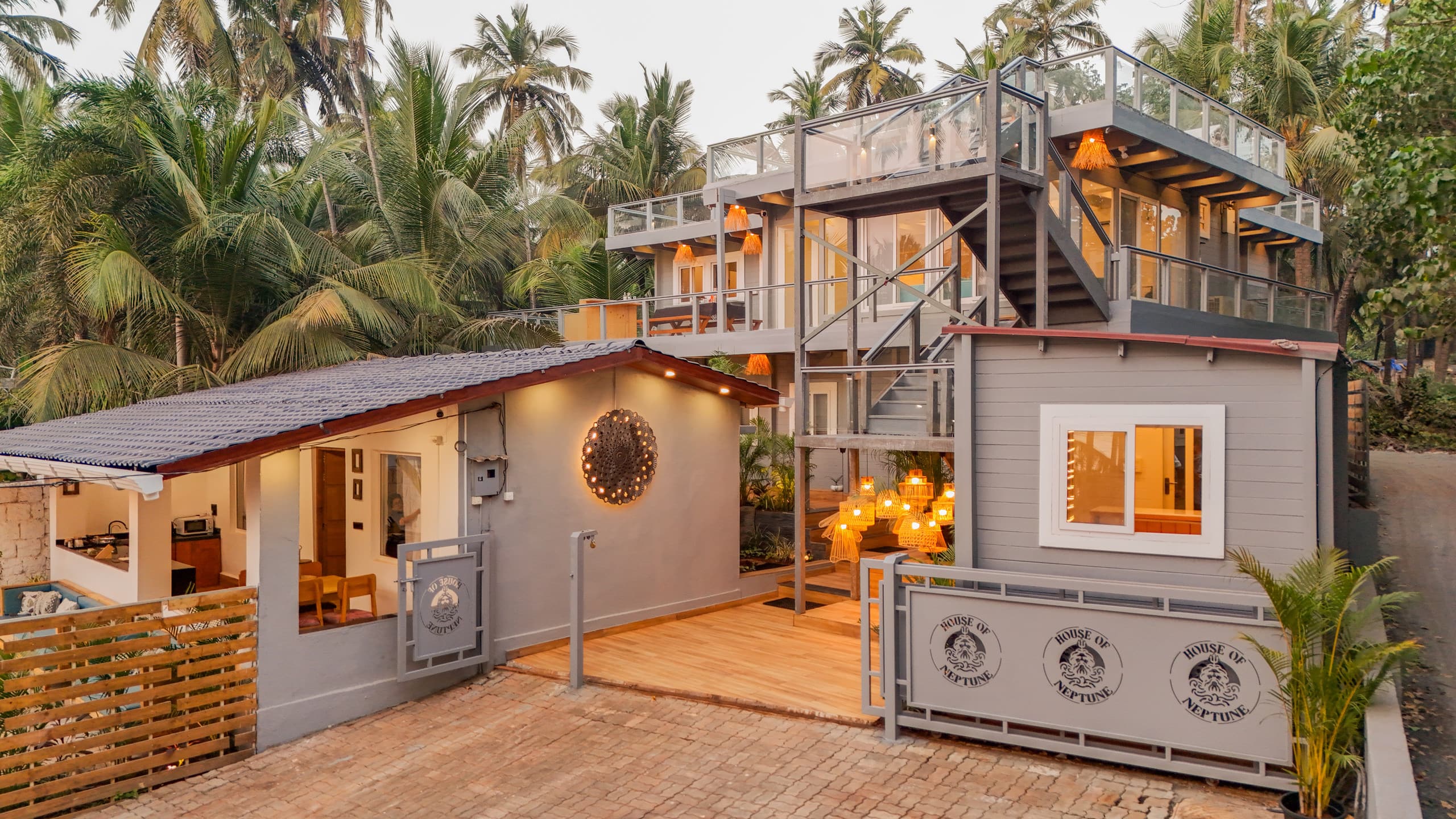 1-BHK Beachside Cottage with Boho Interiors 6