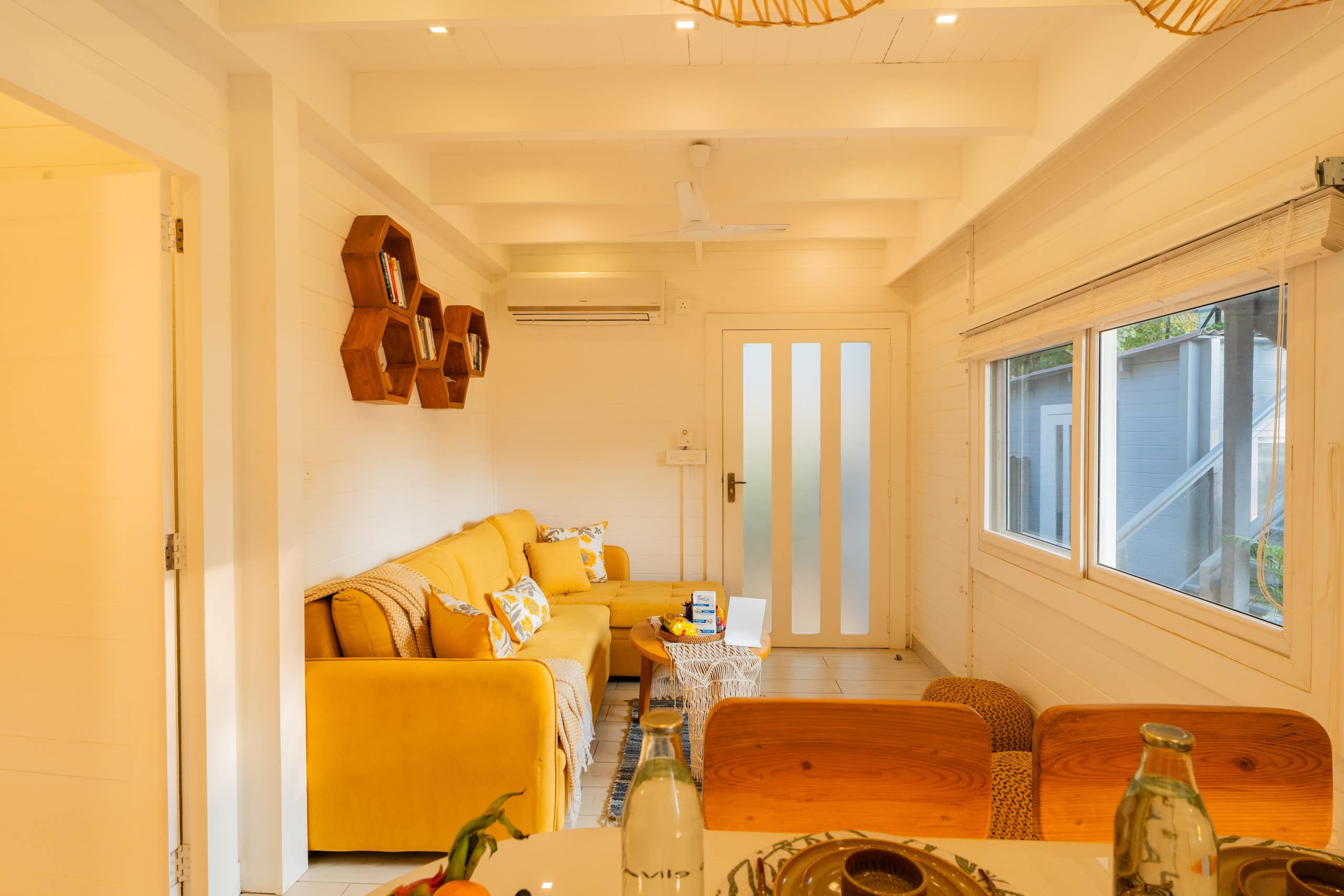 1-BHK Beachside Cottage with Boho Interiors 9