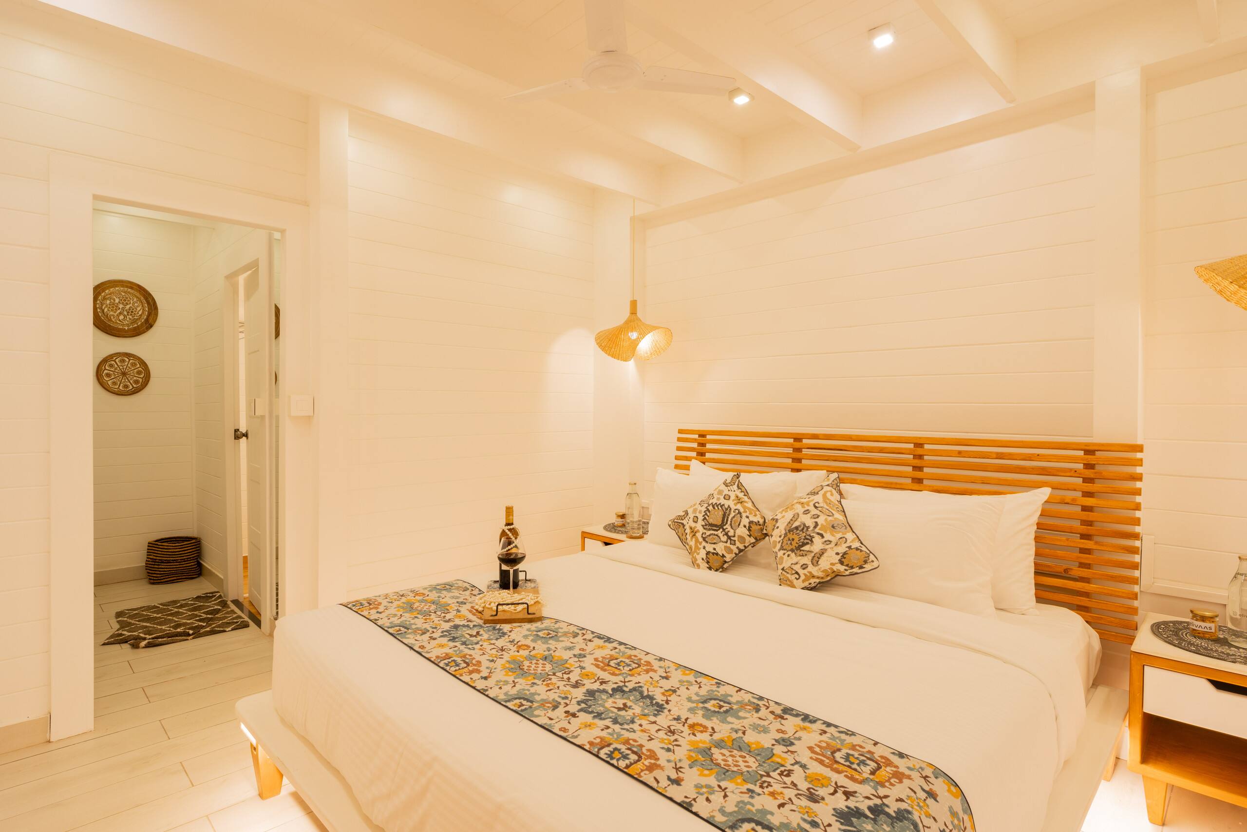 1-BHK Beachside Cottage with Boho Interiors 21