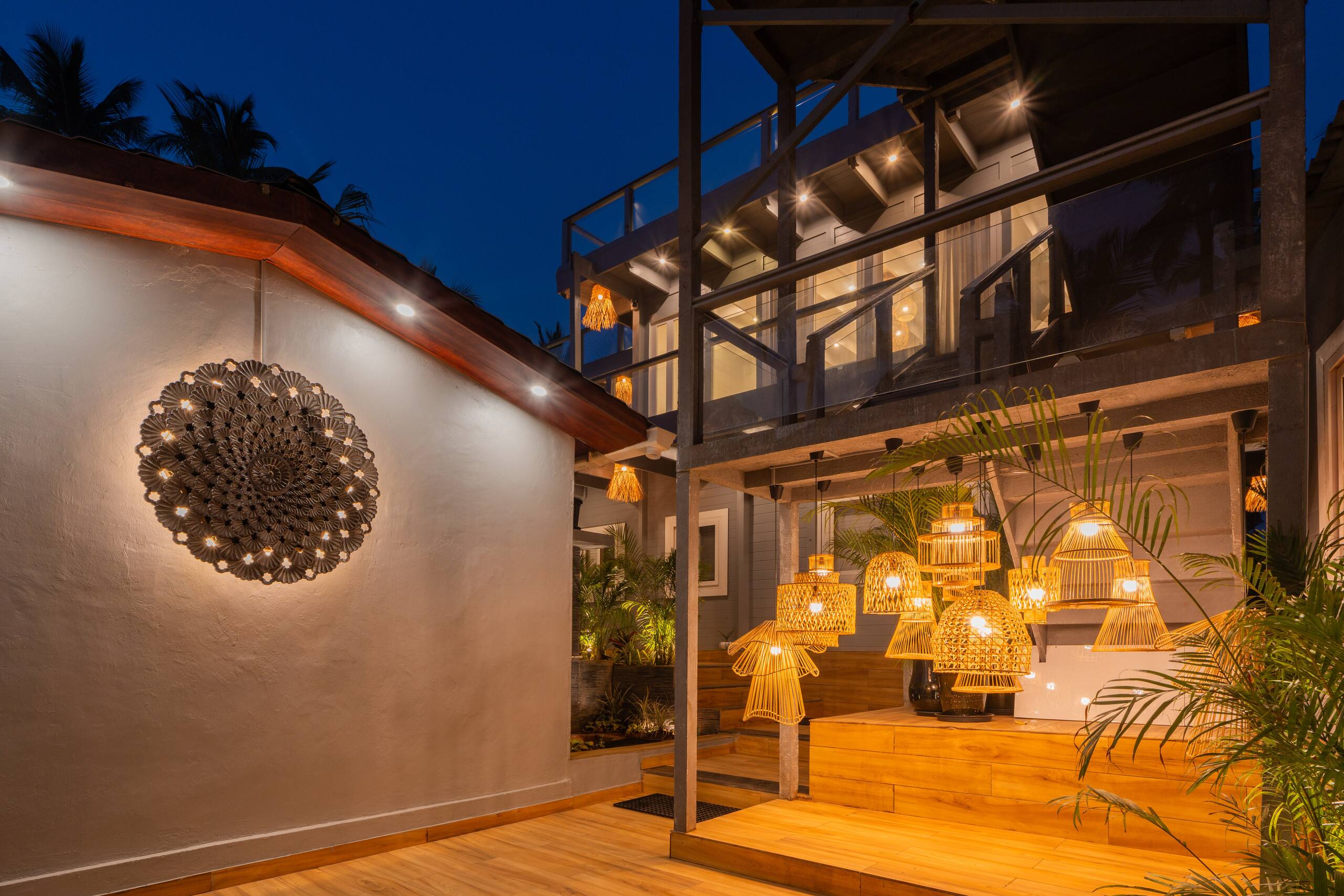 1-BHK Beachside Cottage with Boho Interiors 31