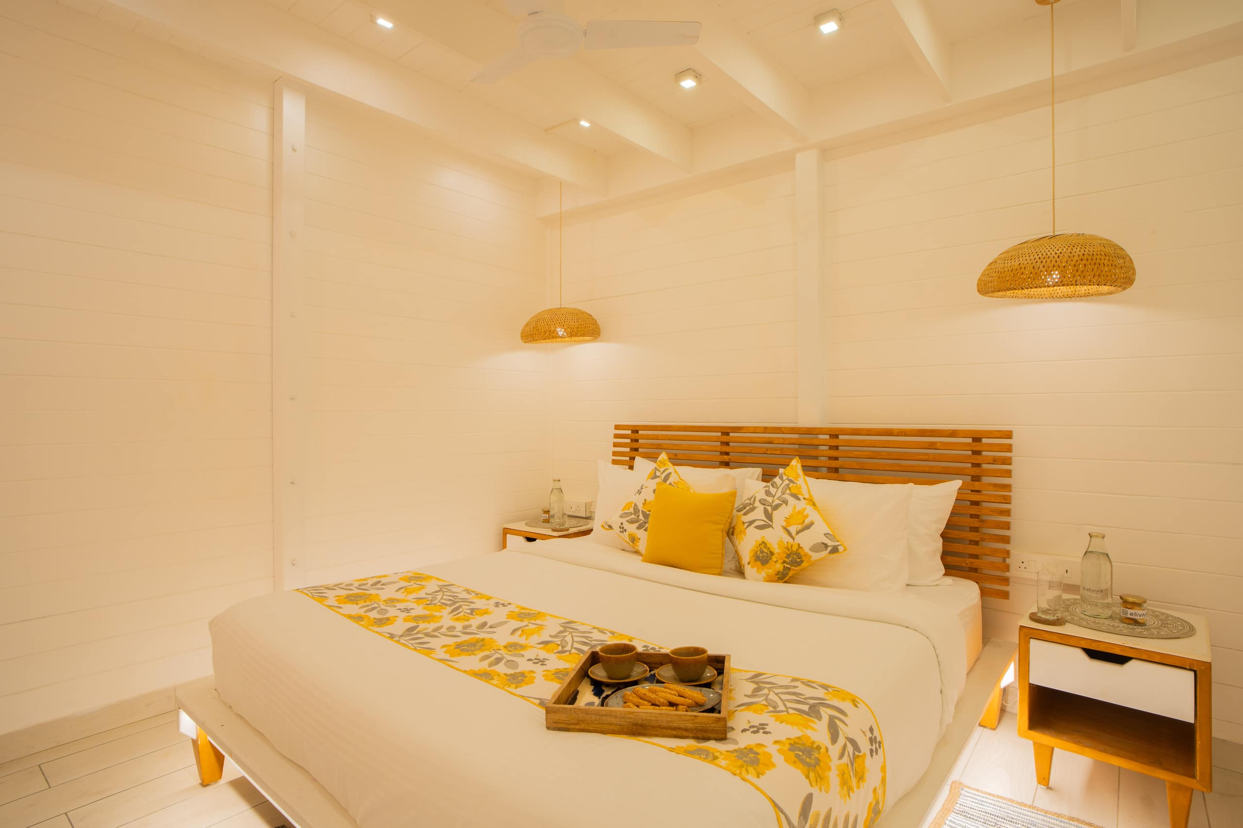 1-BHK Beachside Cottage with Boho Interiors 19