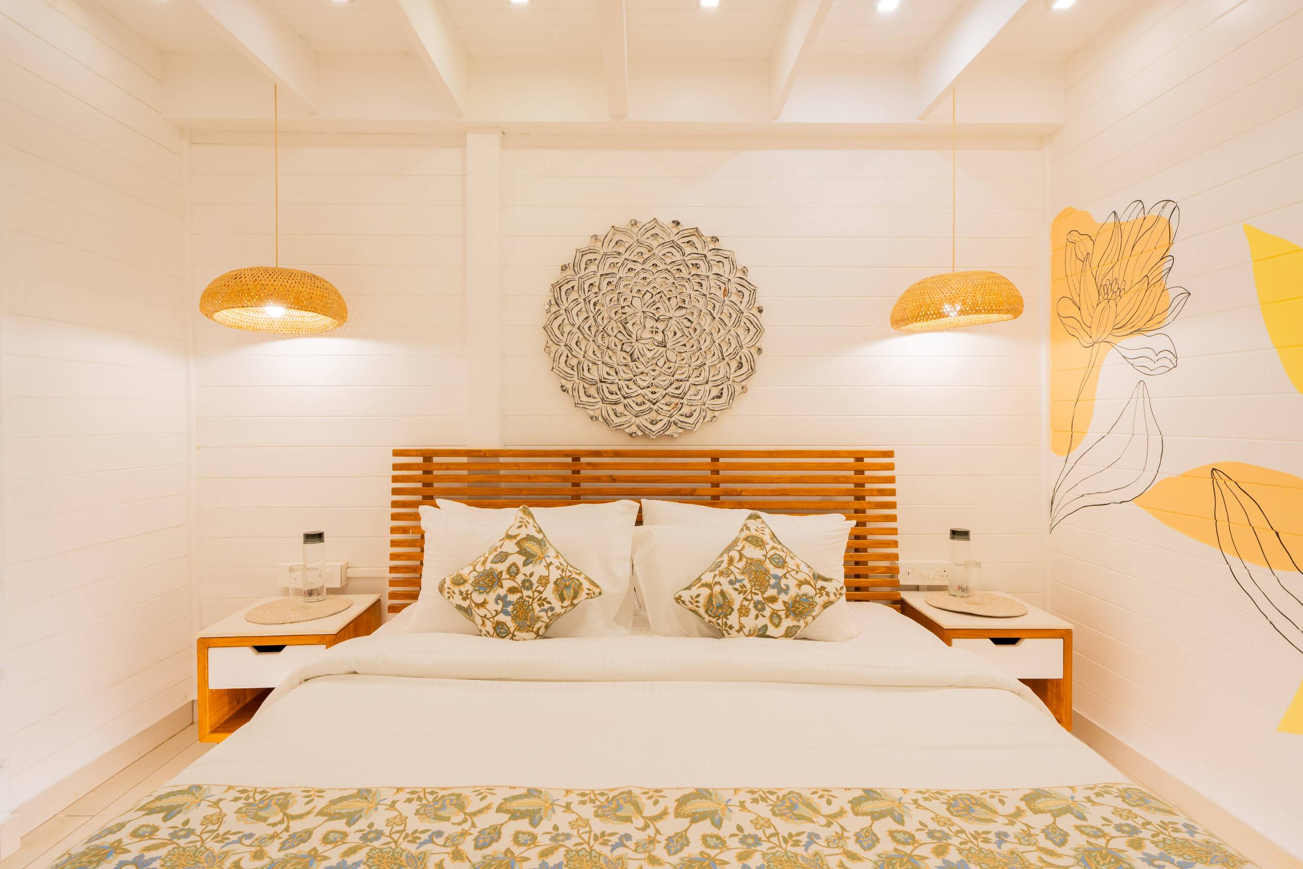 1-BHK Beachside Cottage with Boho Interiors 24