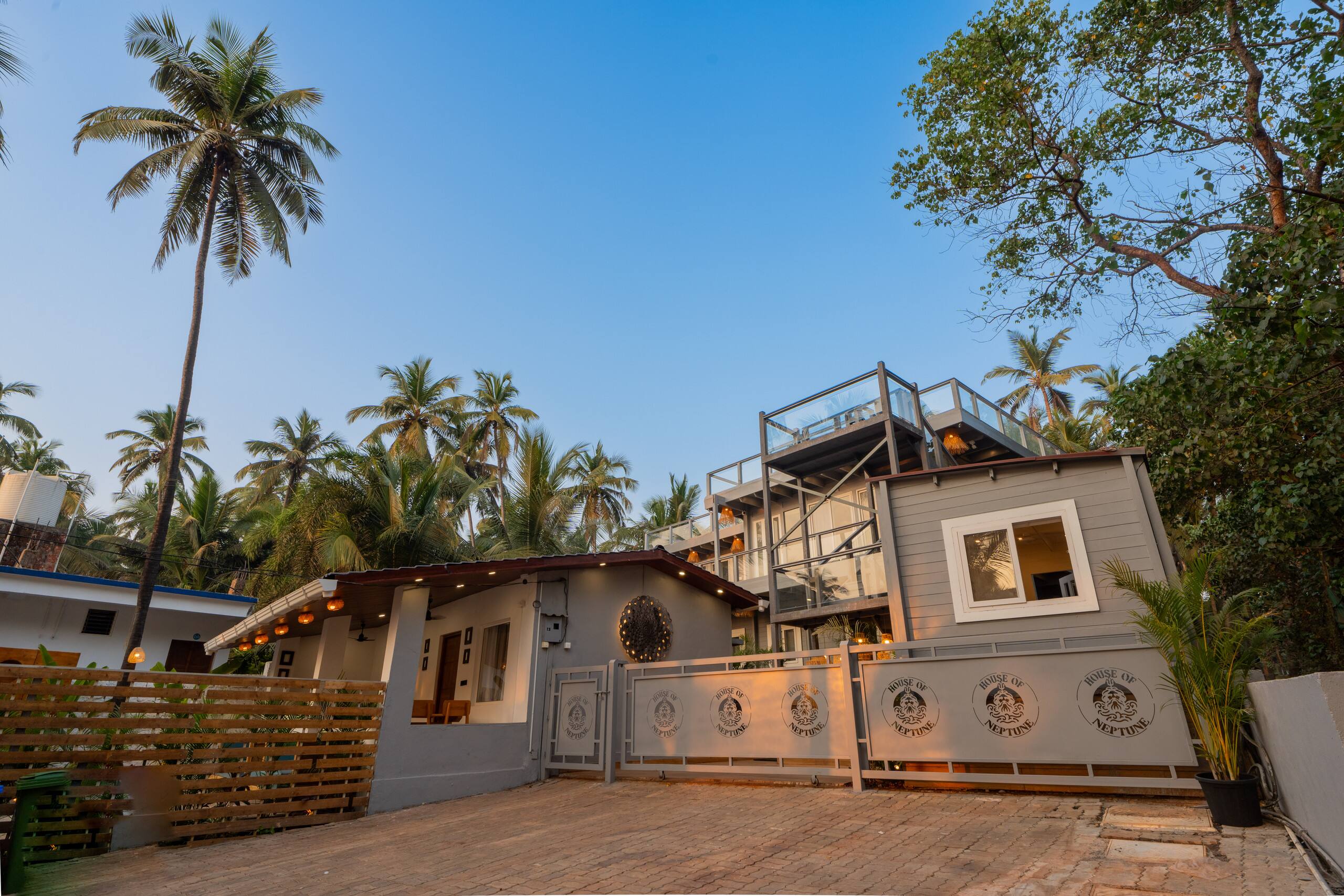 1-BHK Beachside Cottage with Boho Interiors 37