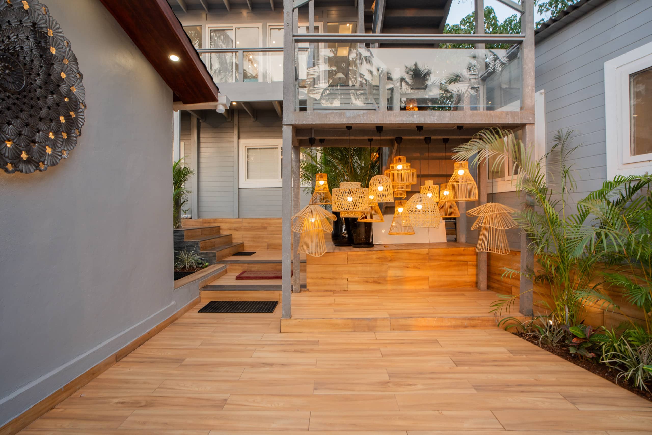1-BHK Beachside Cottage with Boho Interiors 30