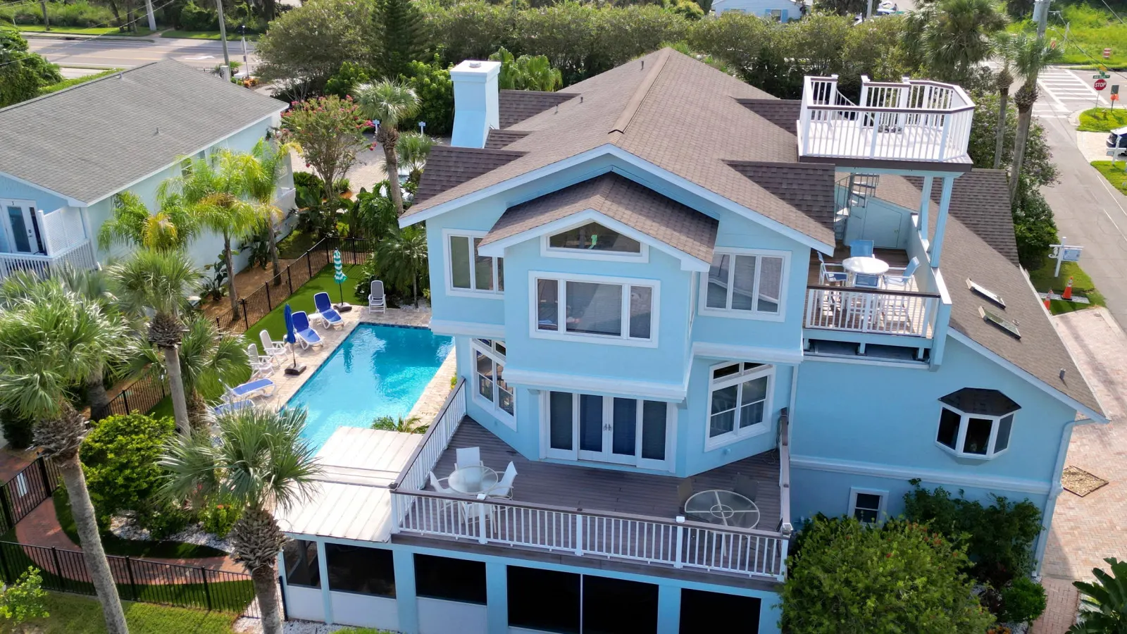 Beachside Magnificent Ocean View Family Estate Pool Home- Steps to the Beach - 7 F St 1