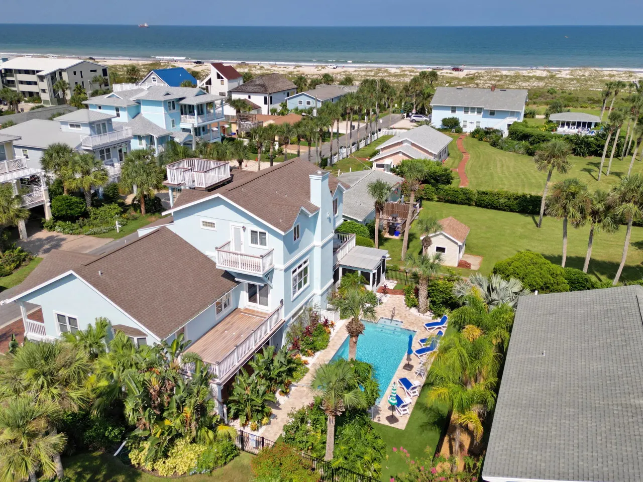 Beachside Magnificent Ocean View Family Estate Pool Home- Steps to the Beach - 7 F St 3