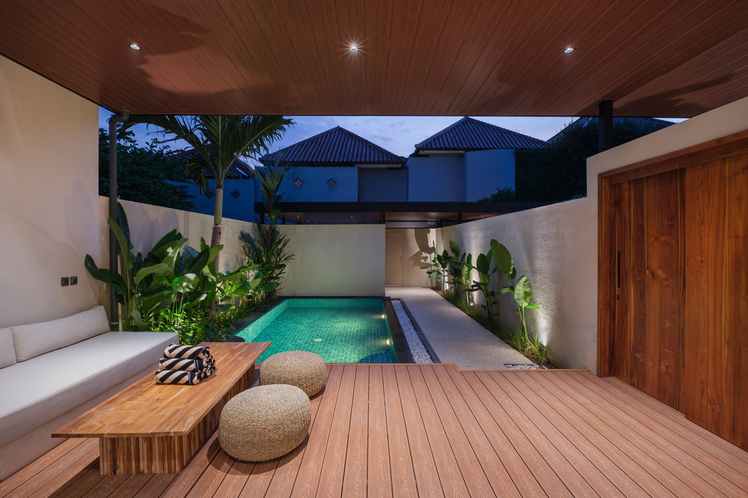 Modern 3BR Villa w/ Pool & Sunken Lounge Canggu 29