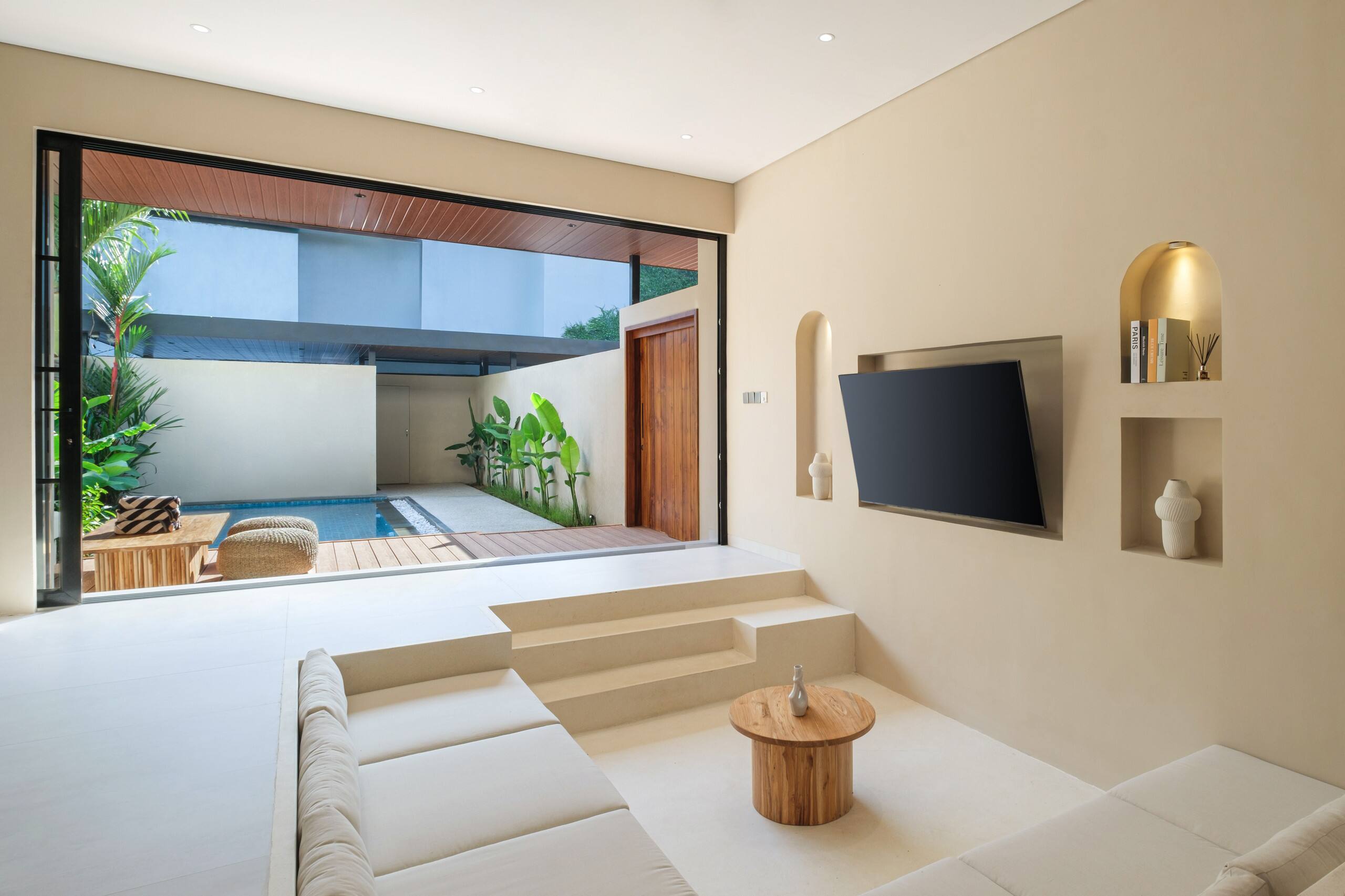 Modern 3BR Villa w/ Pool & Sunken Lounge Canggu 9