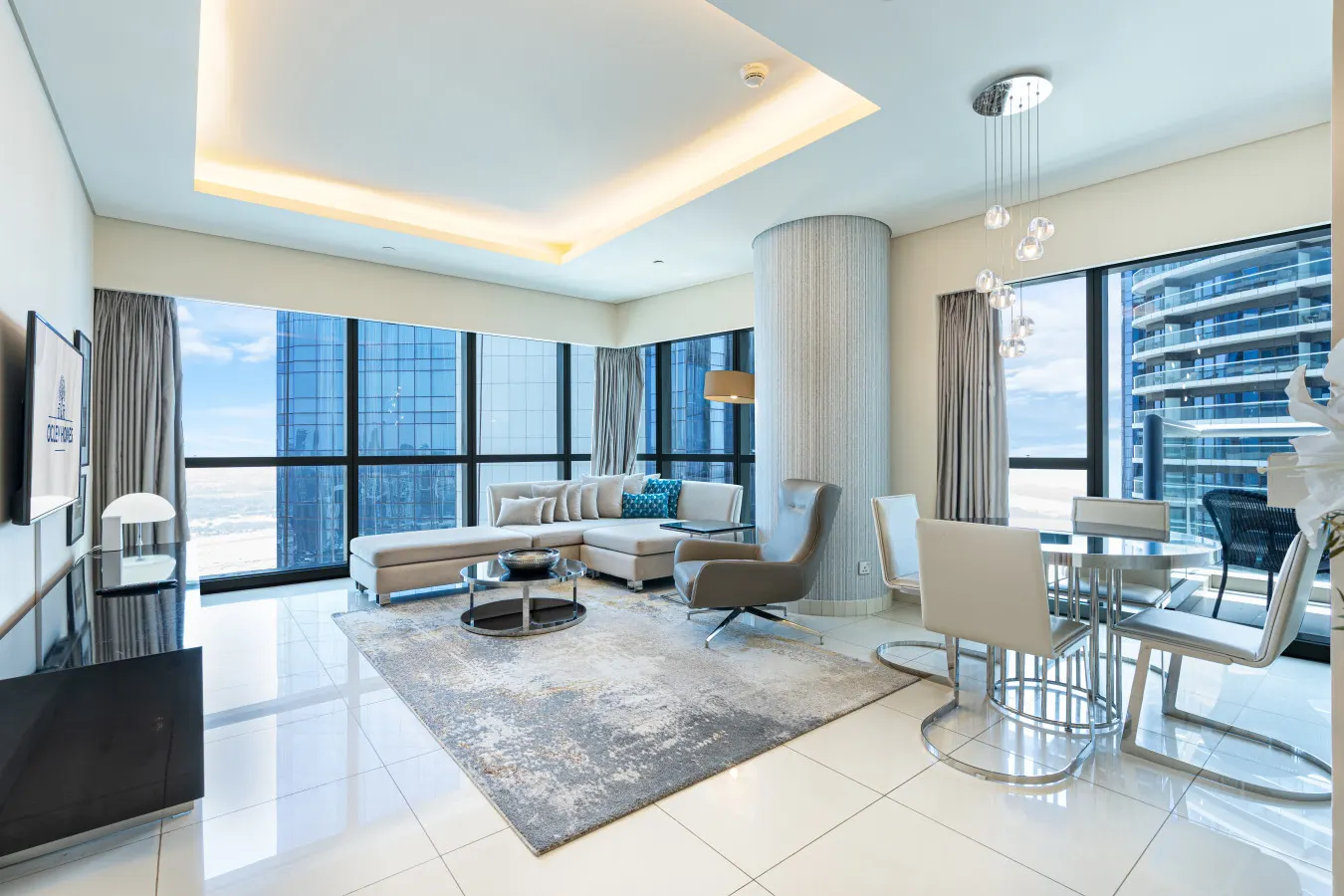 Sleek Central 60th Floor Home