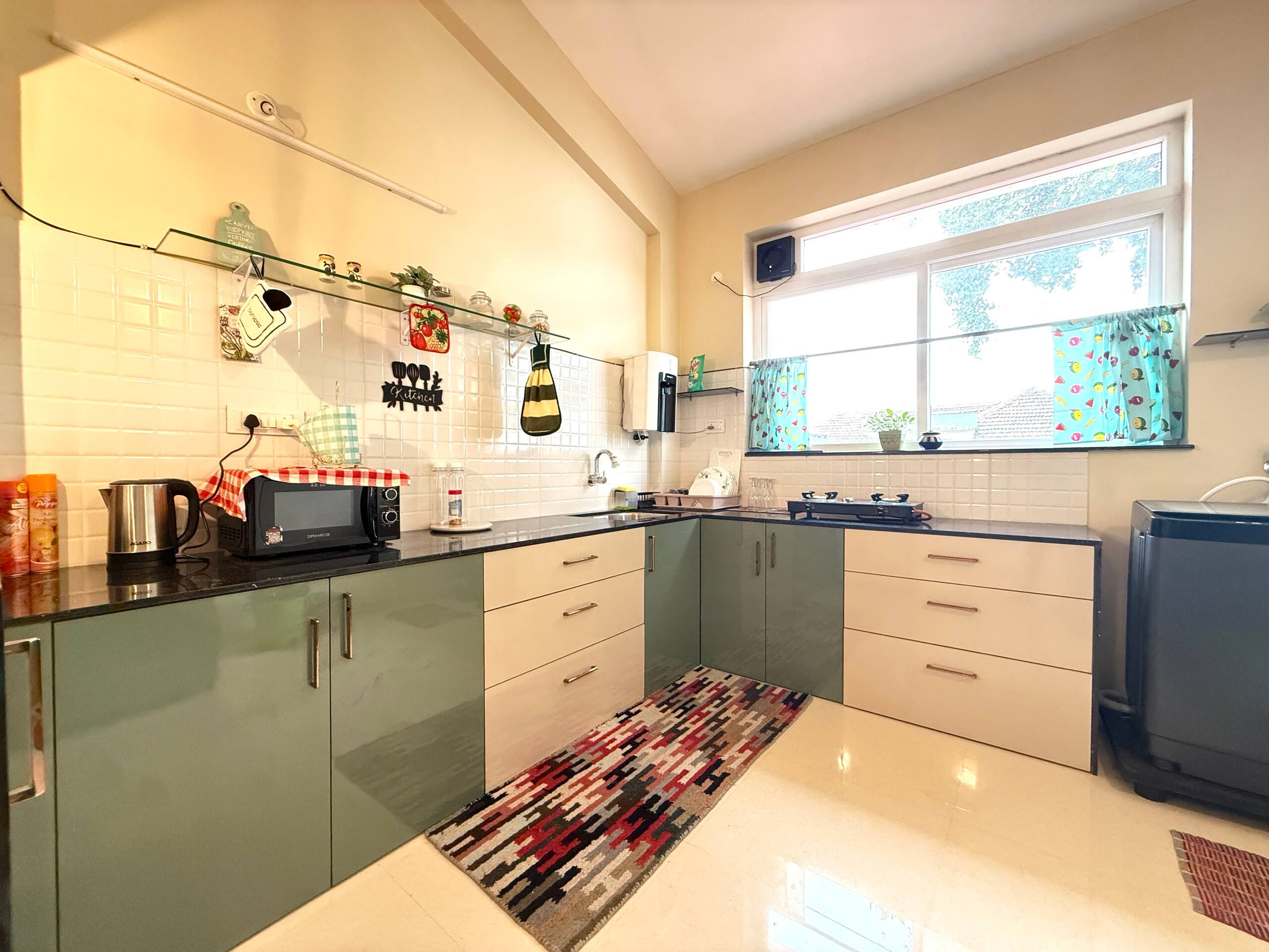 Pristine 1BHK |5 mins ride to beach|Kitchen|Wi-fi 15