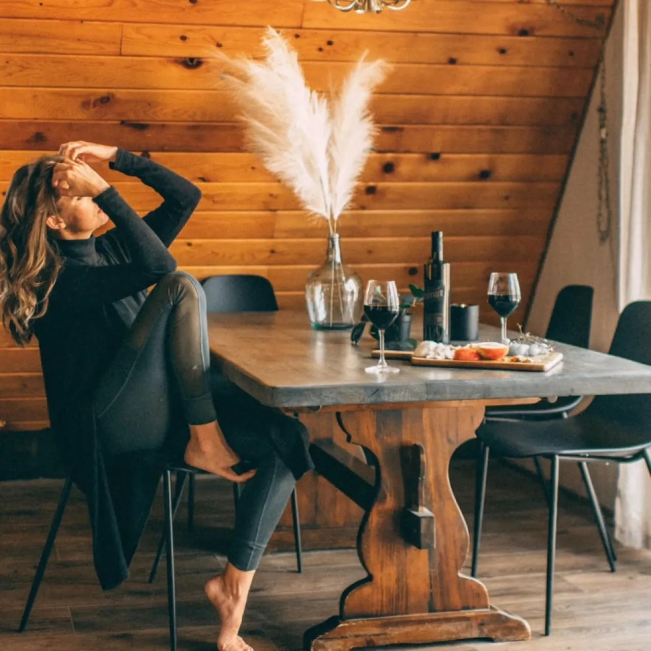 Mtn Modern A-Frame Retreat 10