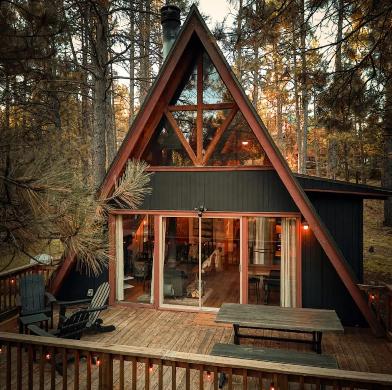 Mtn Modern A-Frame Retreat 13
