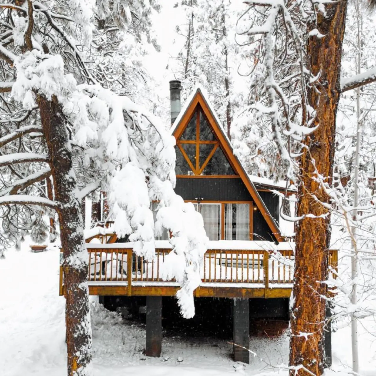 Mtn Modern A-Frame Retreat 20