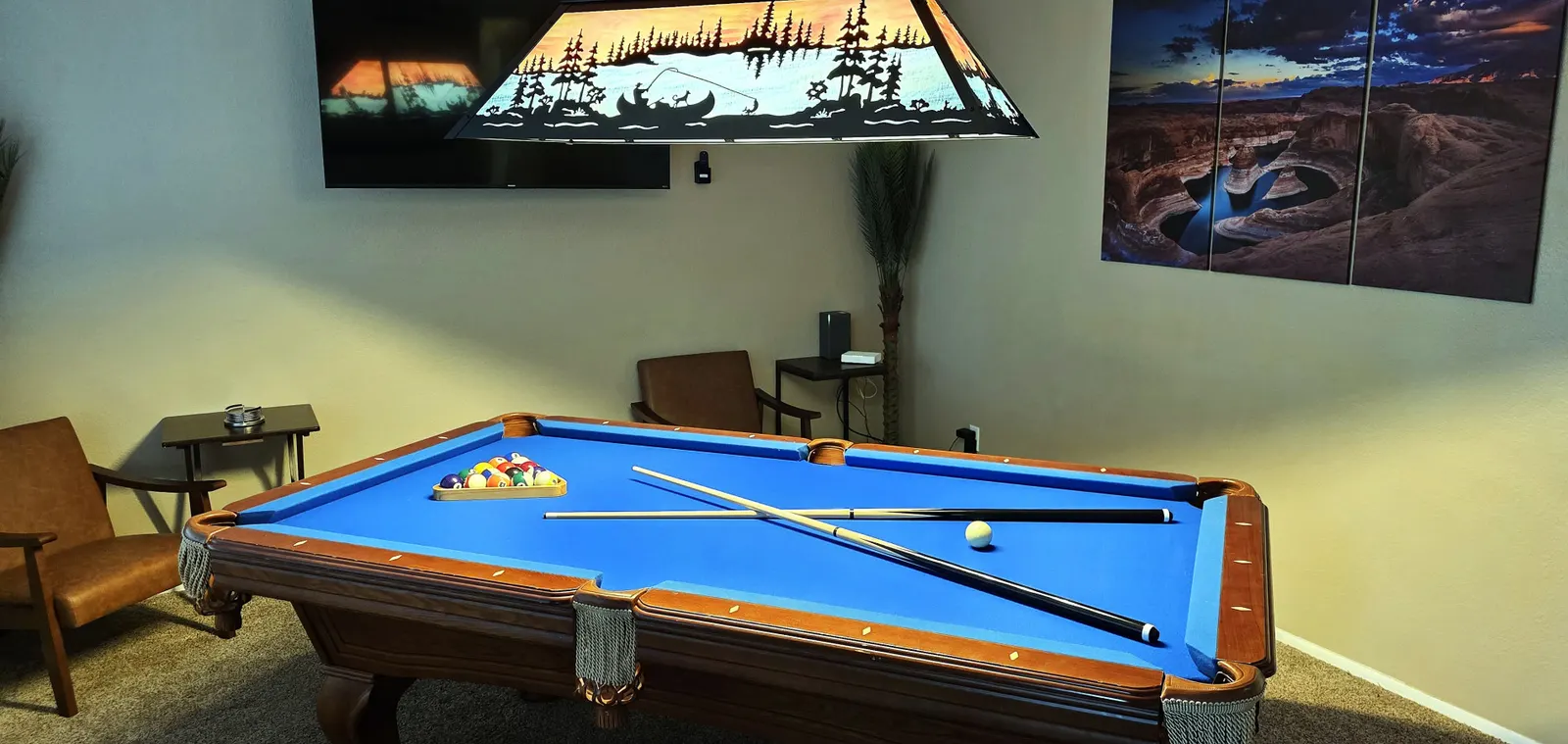 Hot Tub, Pool Table, Swing Sets, Theater, Kayaks 2