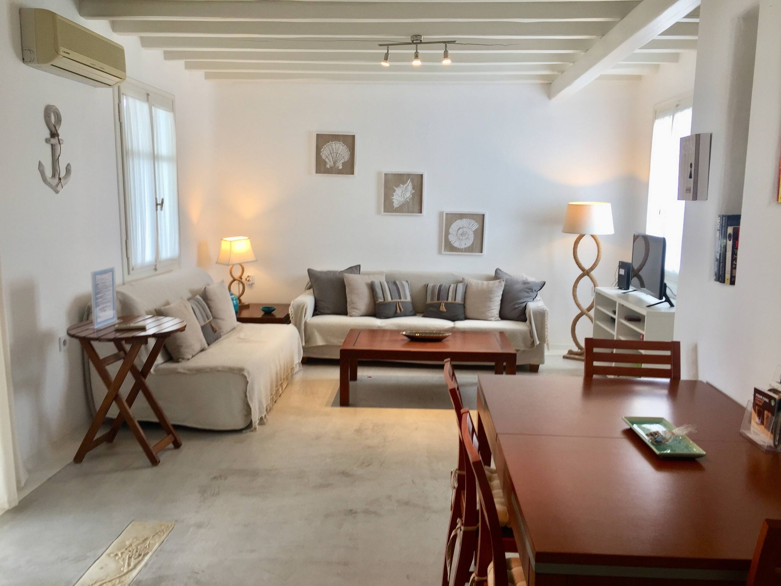 Anthos House steps from Ornos Beach 6