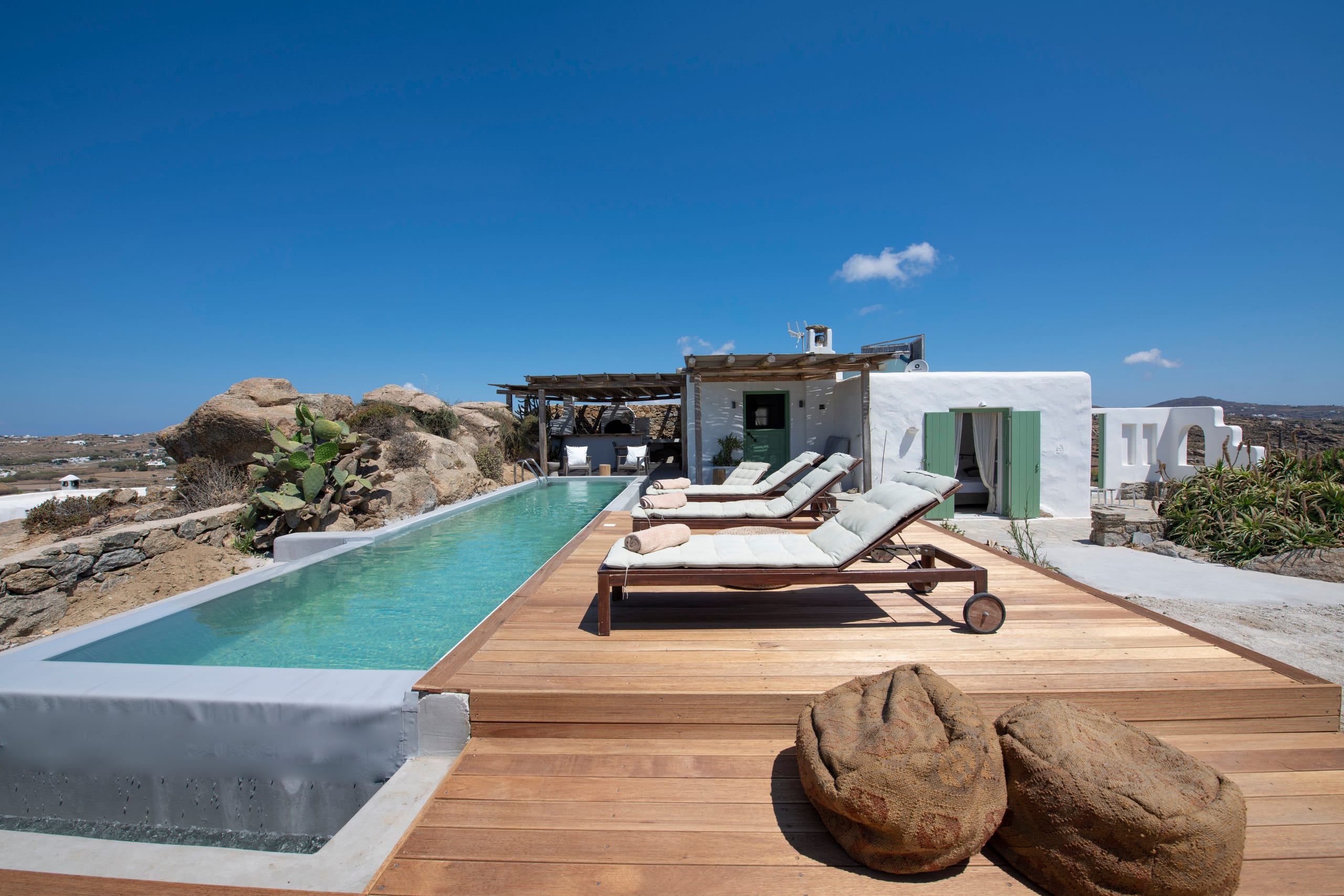 Boho House: Charming villa, pool and sunset views 27