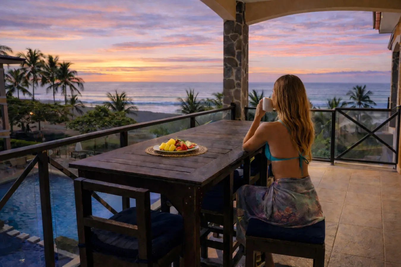 OCEAN VIEWS! Beachfront penthouse! Concierge included