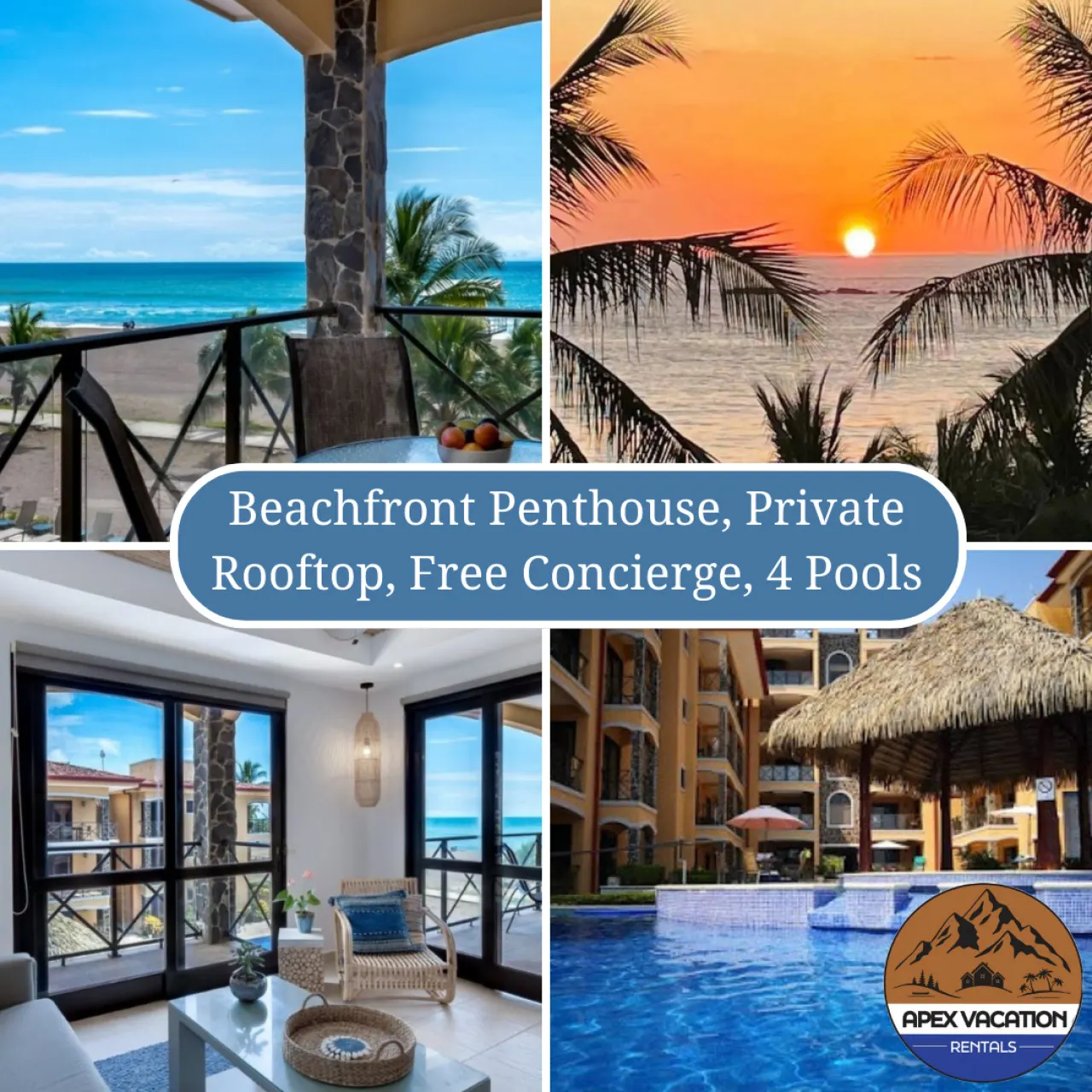 OCEAN VIEWS! Beachfront penthouse! Concierge included 11