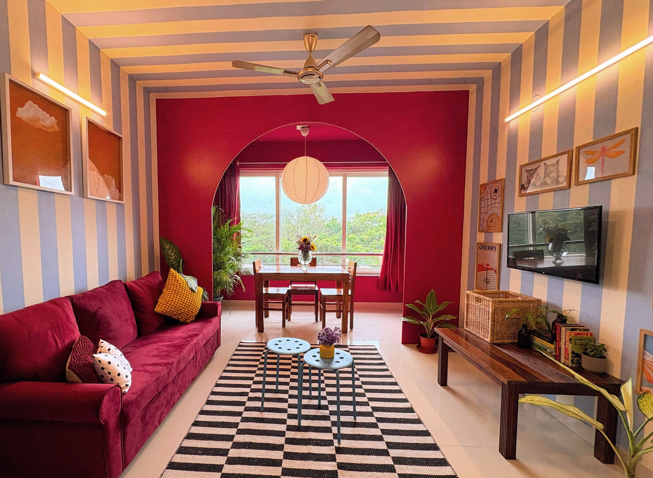 Cabana - 1bhk, 2 mins walk from beach