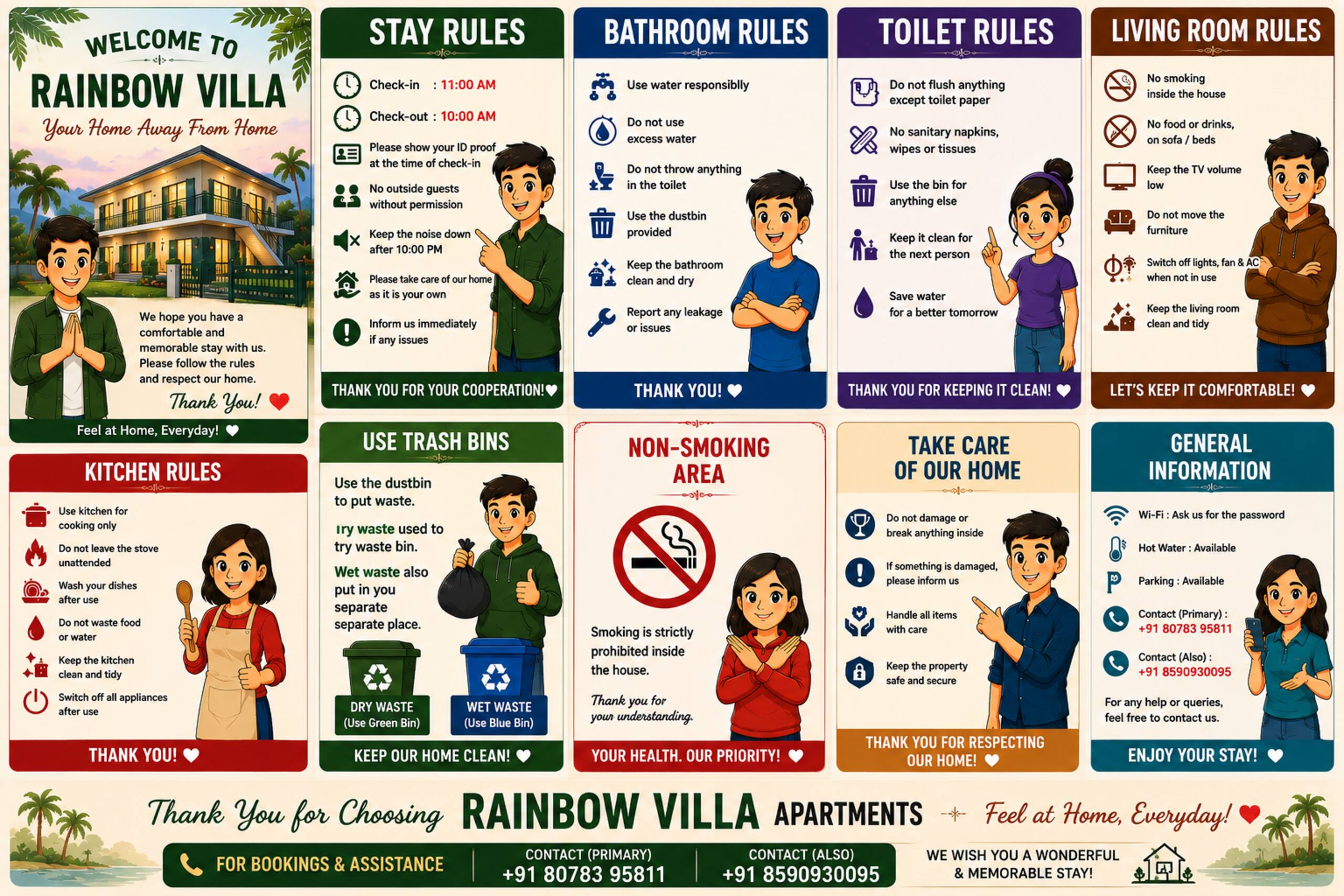 Rainbow Villa Fully Furnished 2BHK 39