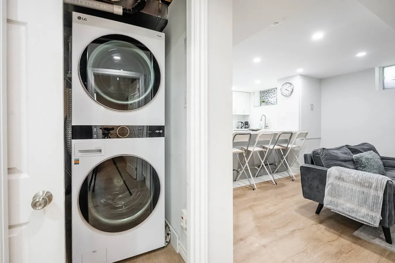 Bright 2BR Lower Level Sleeps 4 Private Entry 15