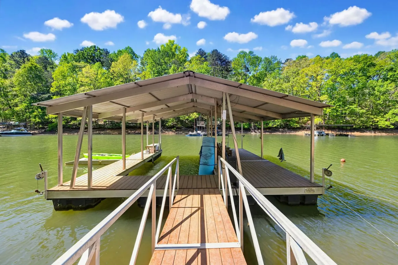 Charming Waterfront Retreat. deep-water dock 2